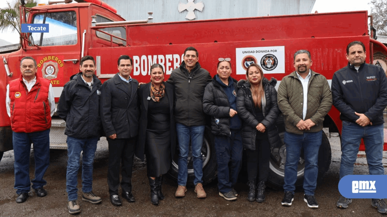 EMX-REFUERZAN A BOMBEROS DE TECATE CON DONACIÓN DE EQUIPO Y MAQUINARIA