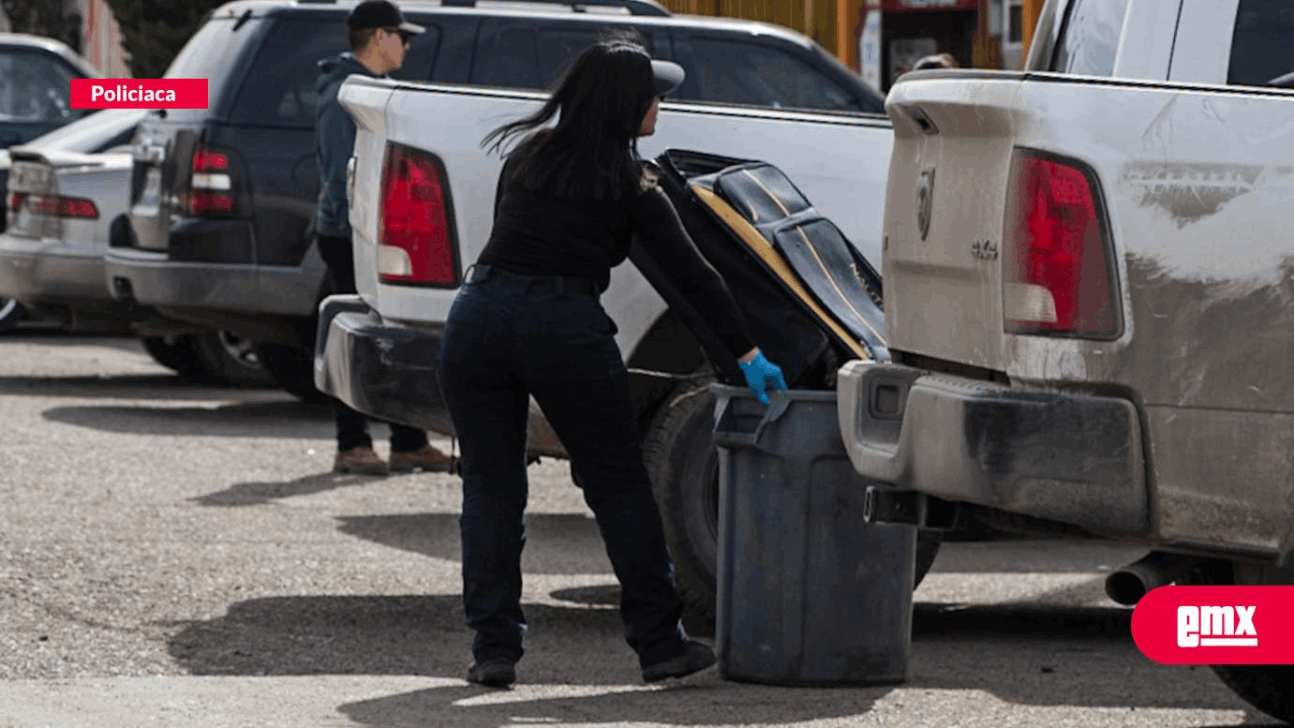 EMX-Pareja arrastraba bote de basura con restos humanos en la Zona Norte