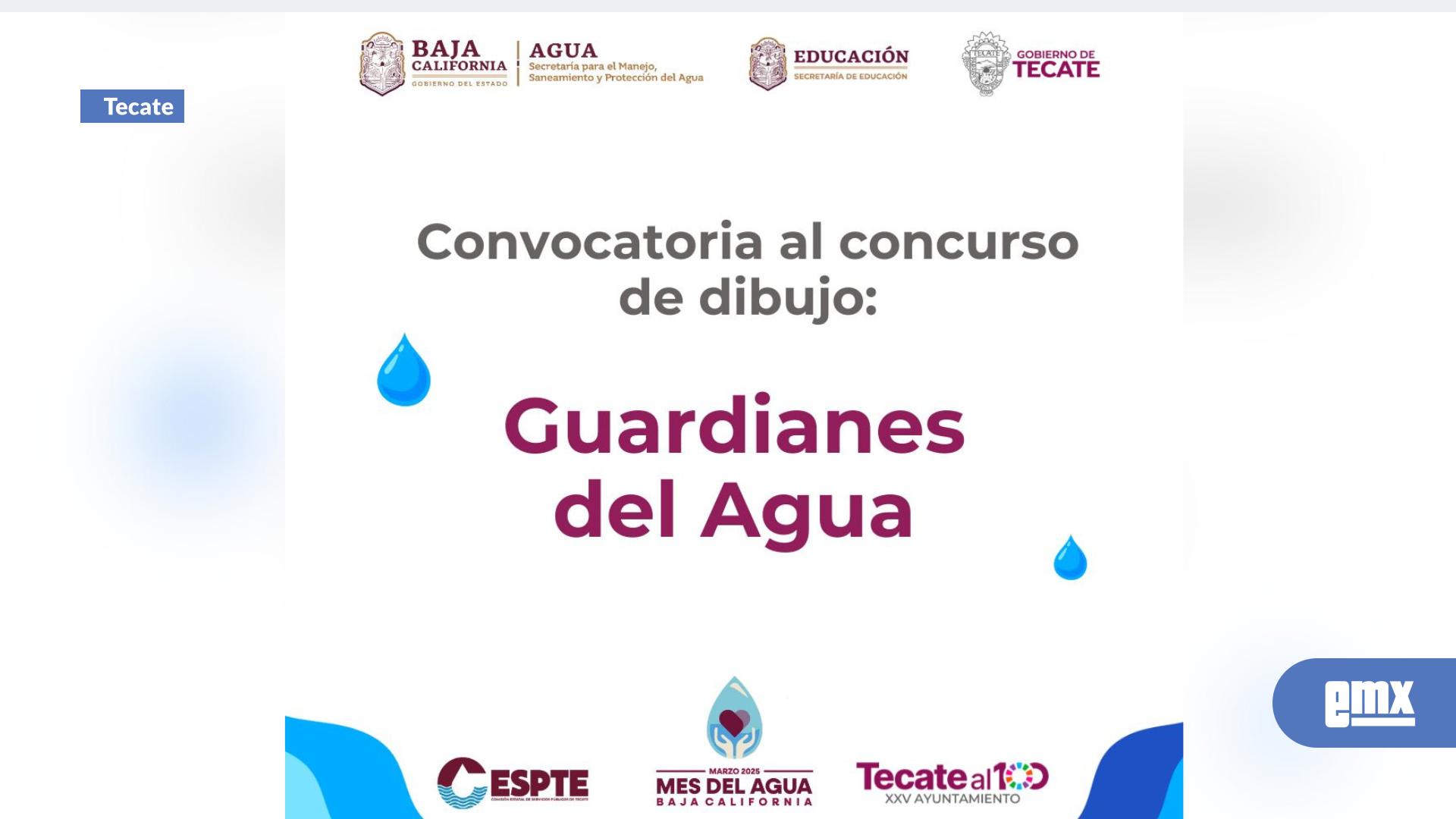 EMX-CONVOCAN A CONCURSO DE DIBUJO “GUARDIANES DEL AGUA"