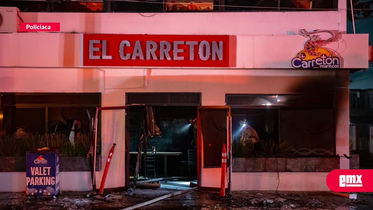 EMX-Incendio en mariscos “El Carretón”; bomberos logran controlarlo