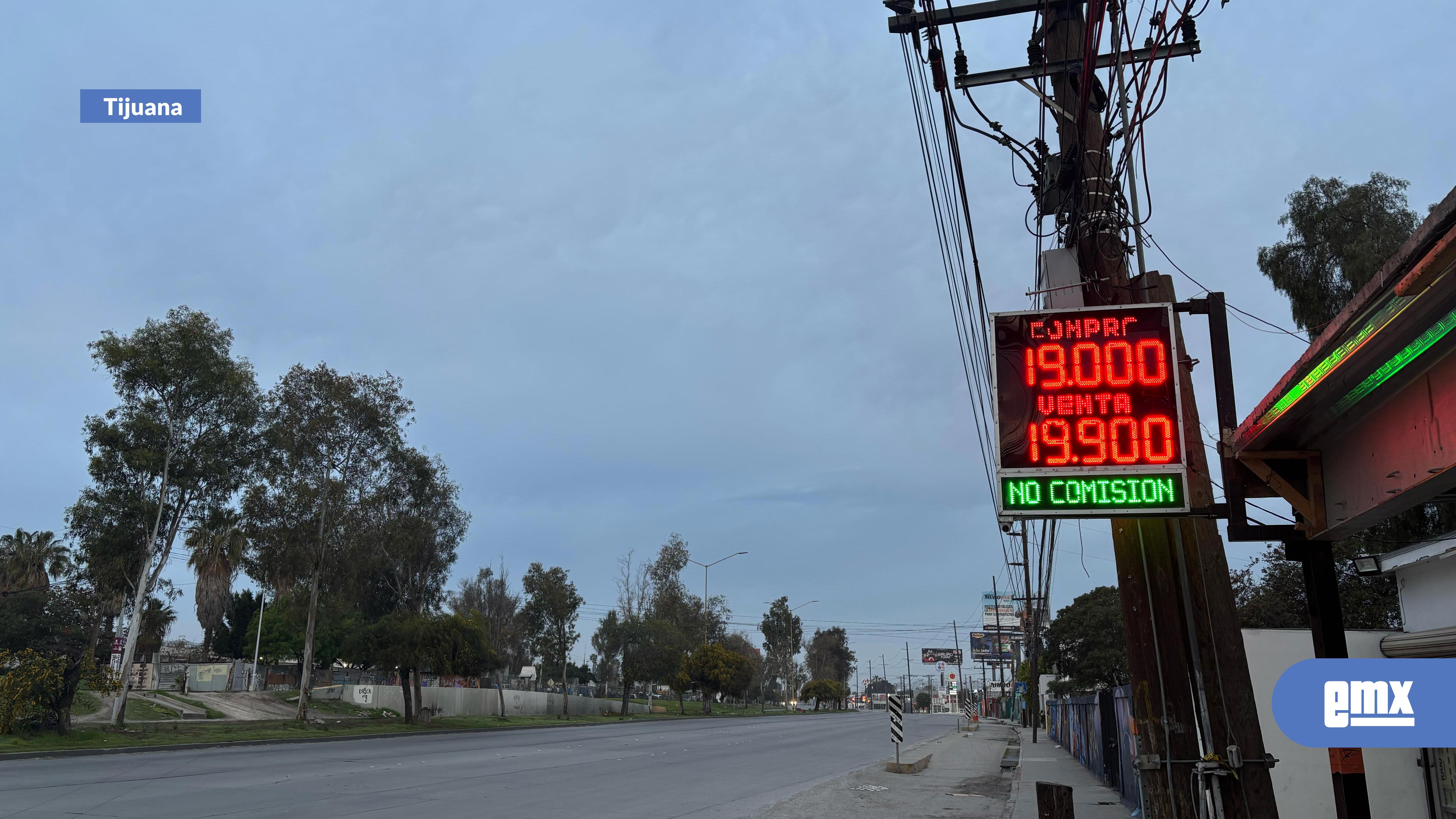 EMX-Tipo de cambio hoy en Tijuana