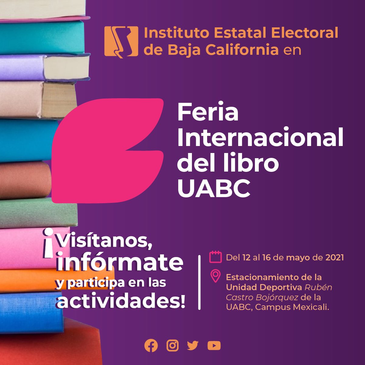 EMX-IEEBC presente en la Feria Internacional del Libro UABC