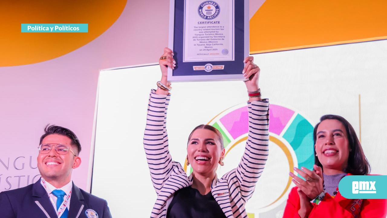 EMX-MARINA DEL PILAR… celebró el récord Guinness del Tianguis Turístico 2025 con orgullo bajacaliforniano