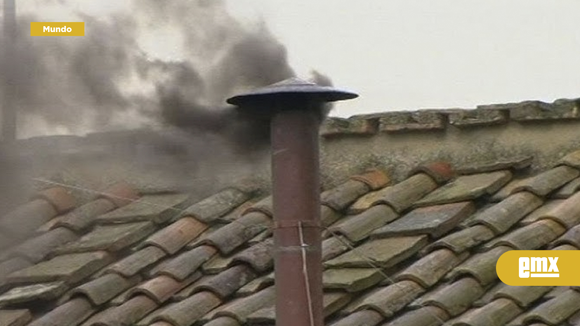 EMX-Humo negro en primer día de cónclave para elegir al Papa