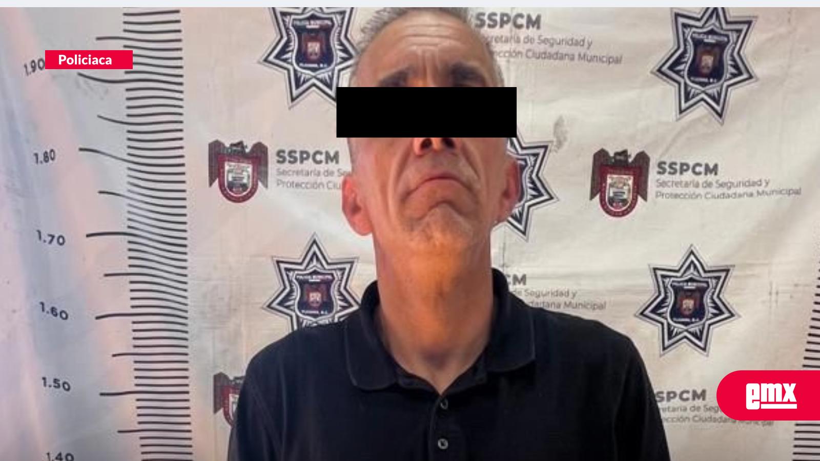EMX-Policía-Municipal-detiene-a-presunto-portador-de-arma-en-la-Zona-Centro;-tenía-antecedentes-por-homicidio-y-robo-con-violencia