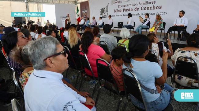 EMX-CLAUDIA SHEINBAUM PARDO… refrendó su compromiso de recuperar los cuerpos de los 63 mineros