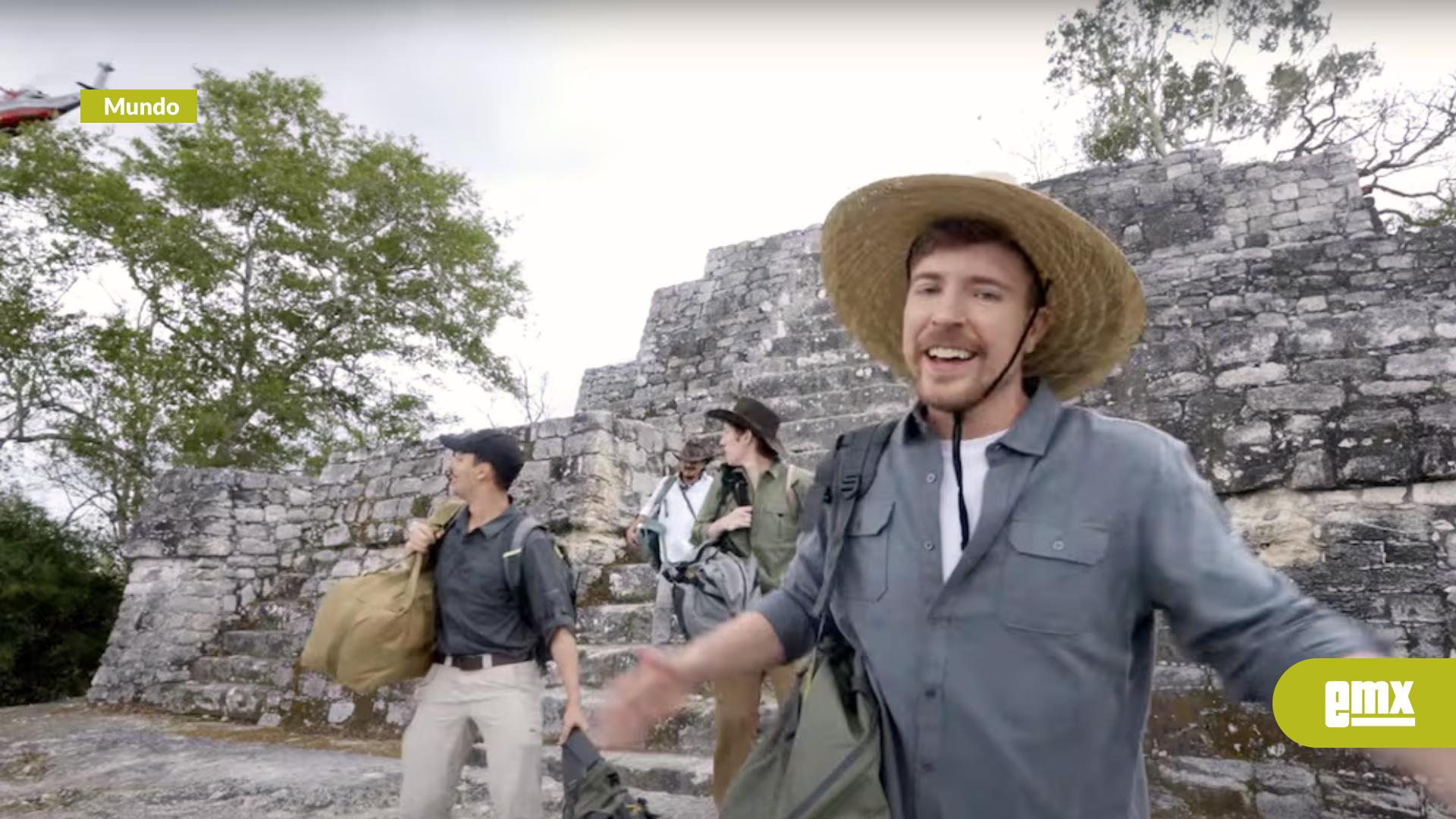 EMX-"MrBeast" Creador de contenido desmiente acusaciones tras grabar video en zona maya de México