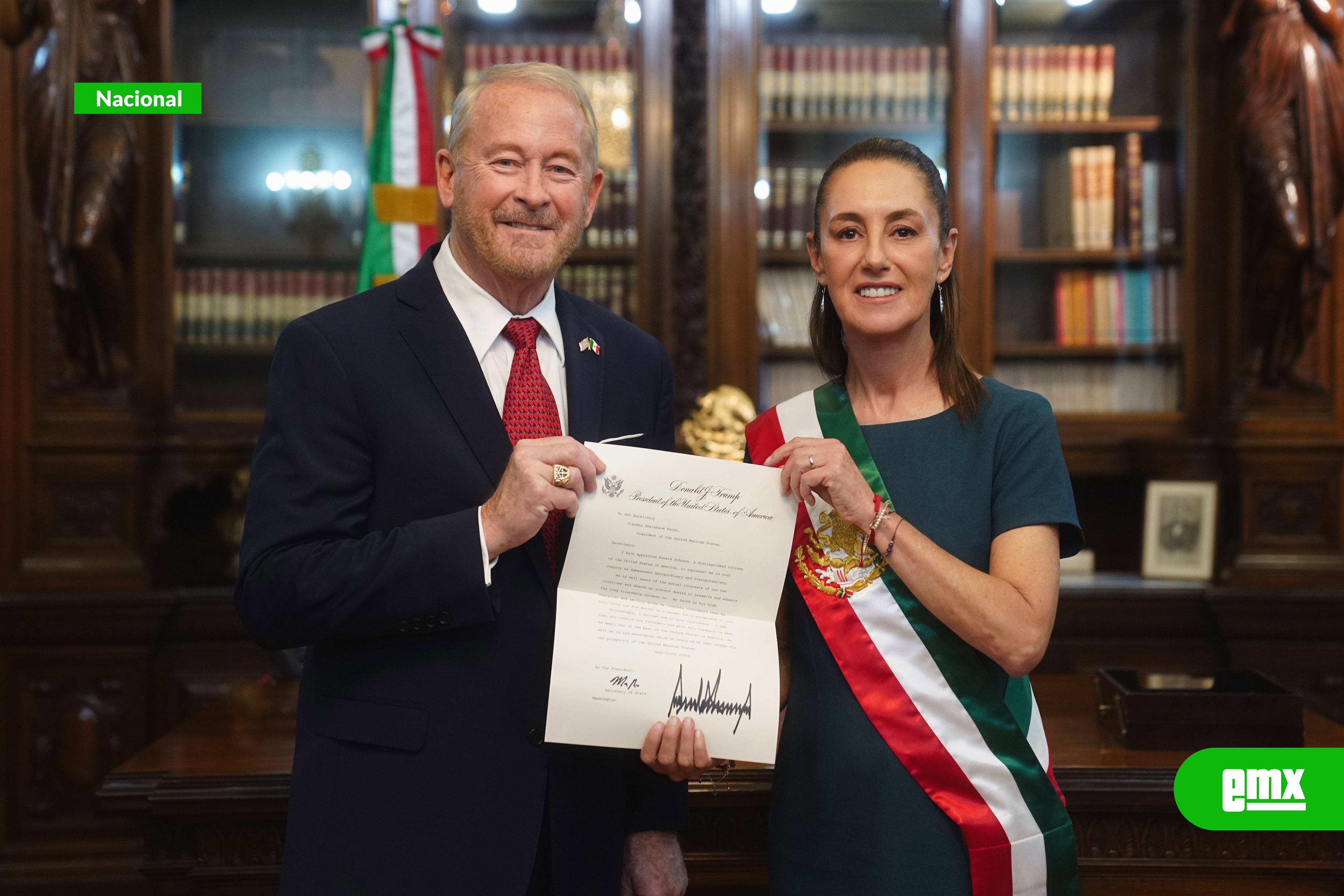 EMX-Claudia-Sheinbaum-recibe-cartas-credenciales-de-nuevos-embajadores-en-Palacio-Nacional