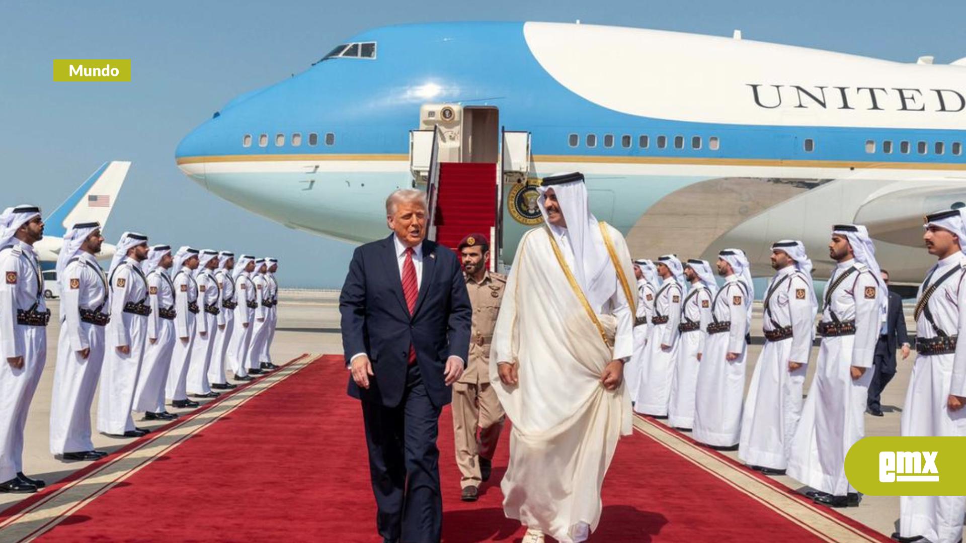 EMX-Trump-acepta-polémico-avión-de-regalo-de-Qatar,-valuado-en-400-millones-de-dólares