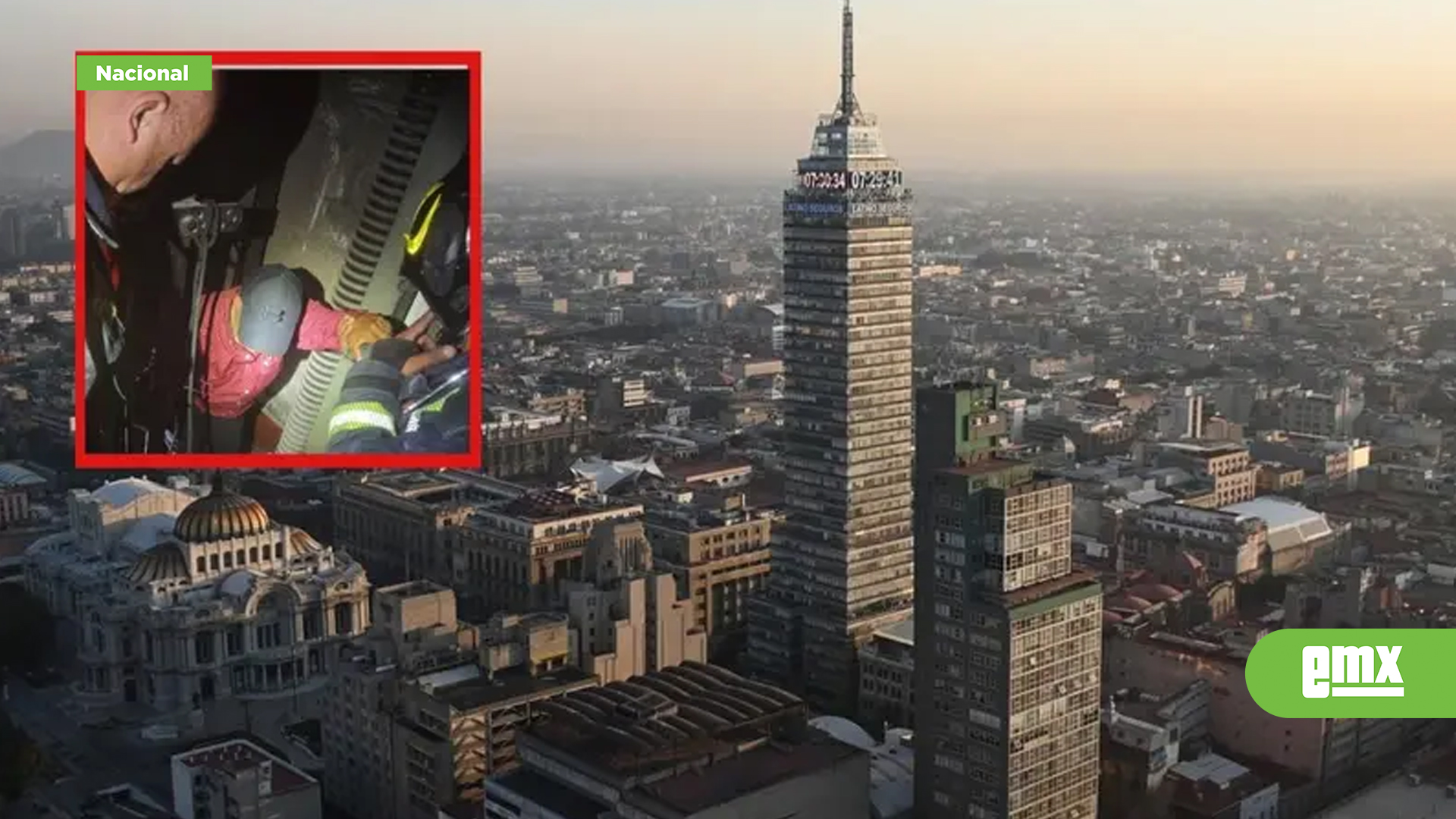 EMX-Así-fue-el-rescate-de-personas-atrapadas-en-elevador-de-la-Torre-Latinoamericana