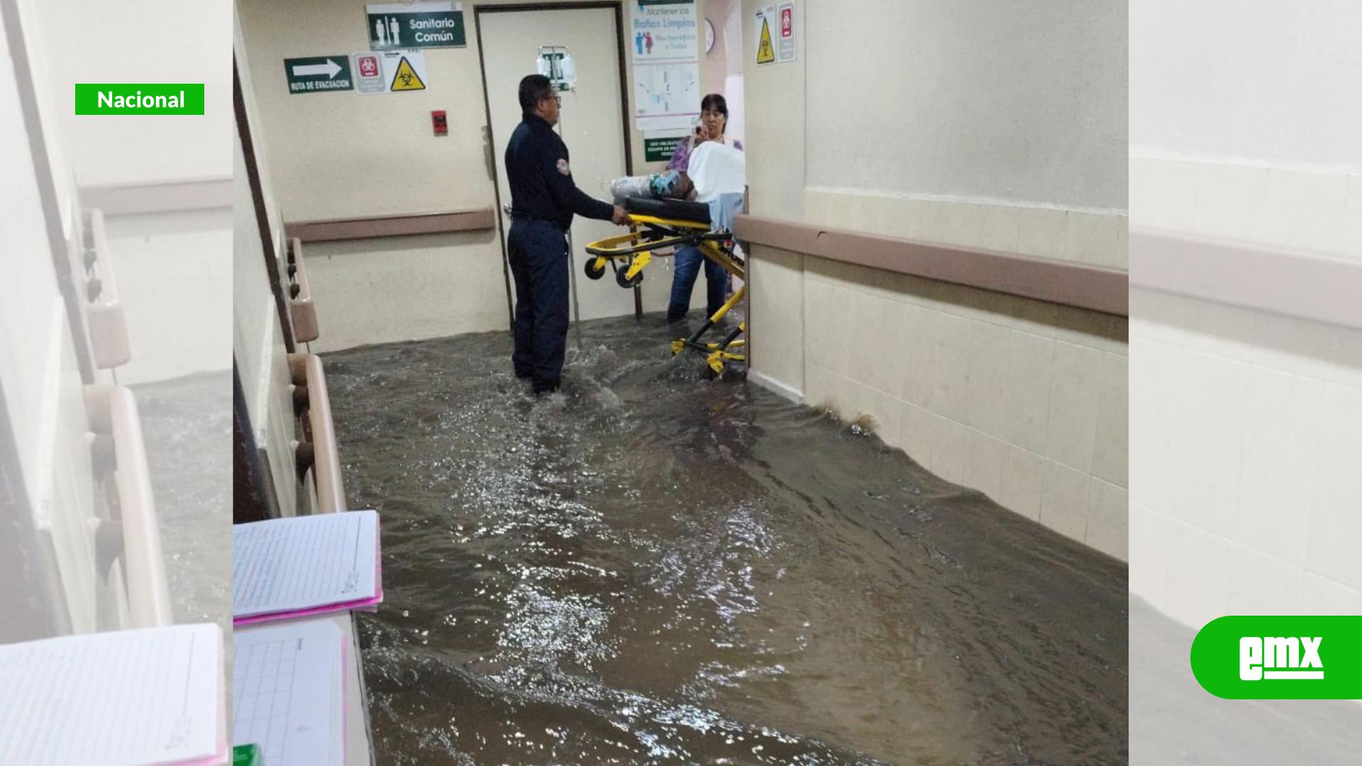 EMX-IMSS-bajo-el-agua:-reportan-afectaciones-en-hospital-por-lluvias-torrenciales