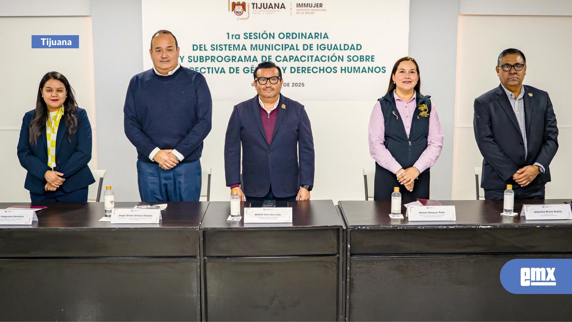 EMX-Capacita XXV Ayuntamiento de Tijuana a funcionarios públicos en perspectiva de género y derechos humanos