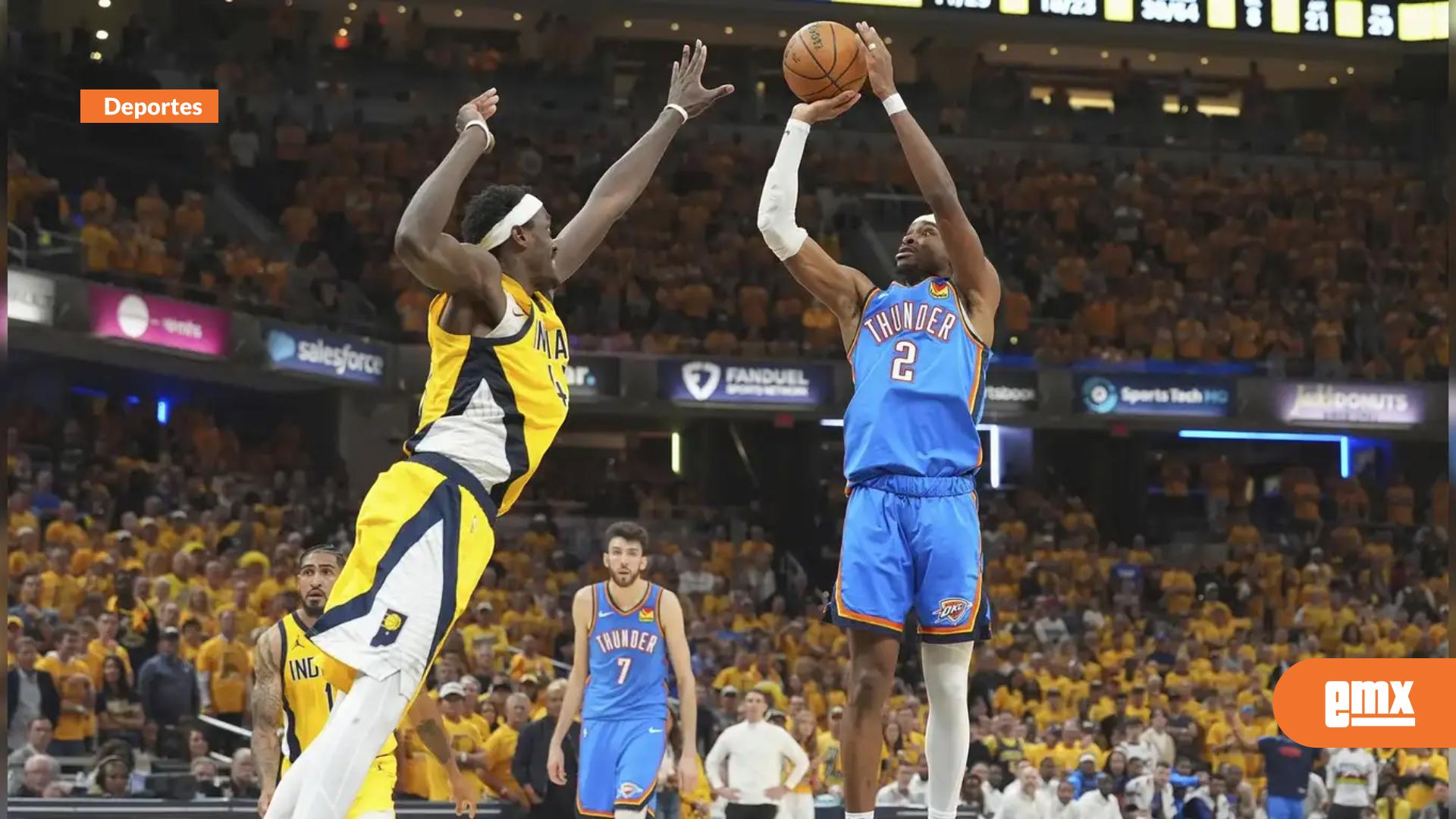 EMX-Thunder remonta ante Pacers y empata la serie: Shai Gilgeous-Alexander brilla en el cierre