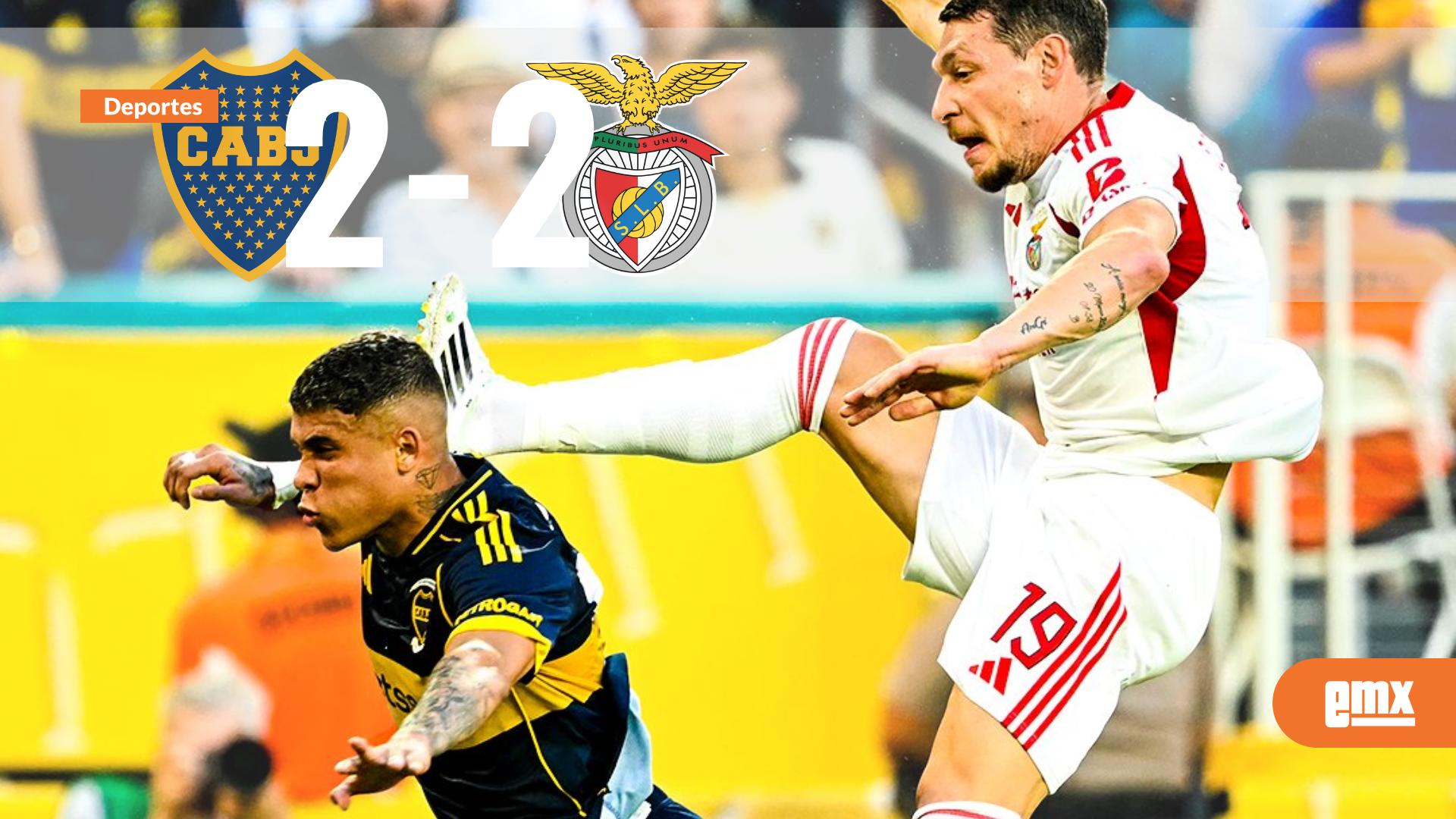EMX-Boca-y-Benfica-desatan-la-locura:-tres-expulsados,-VAR-polémico-y-empate-agónico