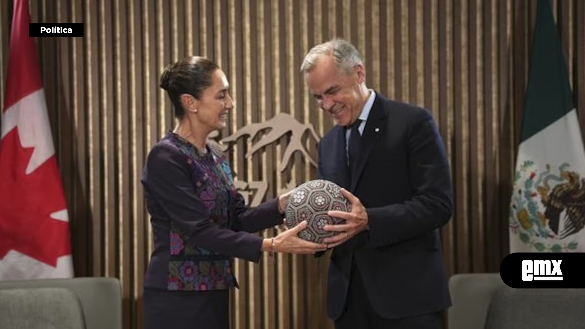 EMX-CLAUDIA-SHEINBAUM…-obsequió-un-balón-wixárika-al-primer-ministro-MARK-CARNEY