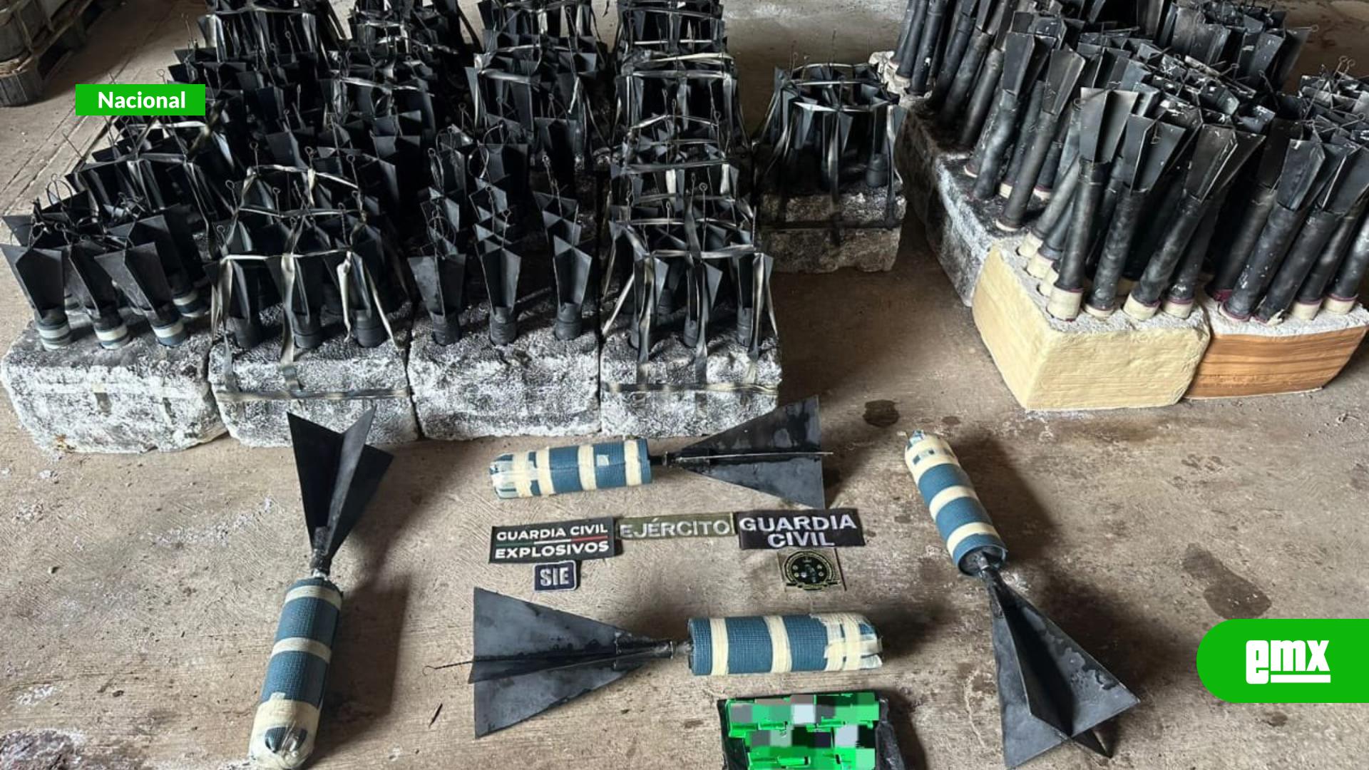 EMX-Golpe-al-crimen-organizado-en-Zitácuaro:-Aseguran-245-explosivos,-armamento-pesado-y-10-vehículos