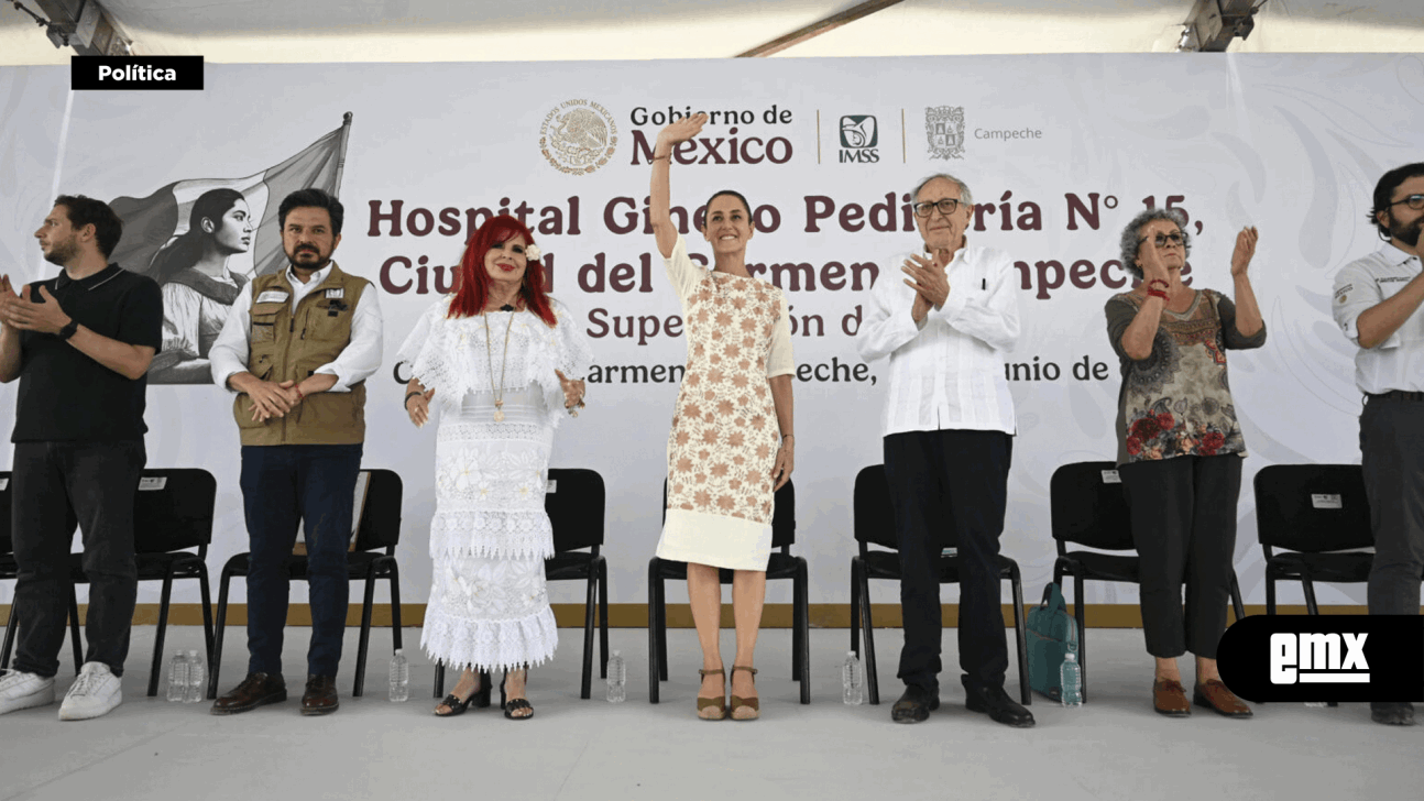 EMX-CLAUDIA-SHEINBAUM…-recorrió-el-nuevo-Hospital-del-IMSS-en-Ciudad-del-Carmen,-Campeche