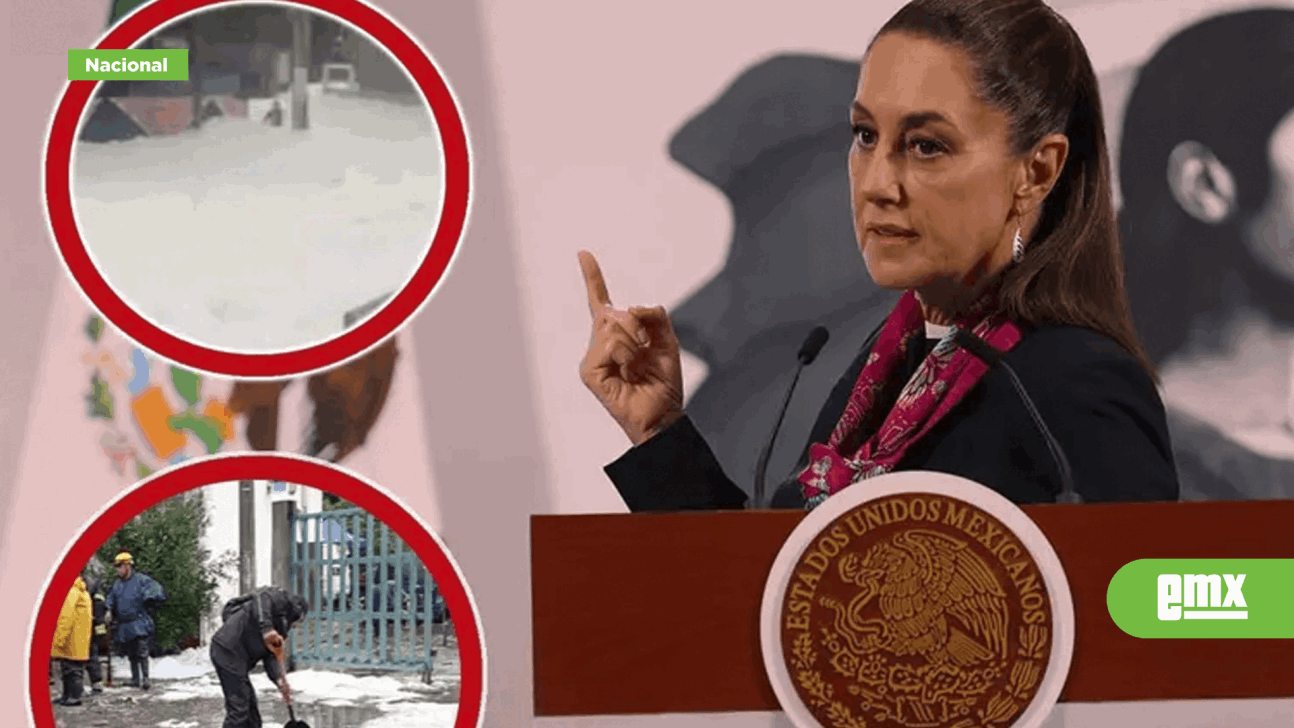 EMX-Sheinbaum externa apoyo a Naucalpan tras desbordamiento de presa