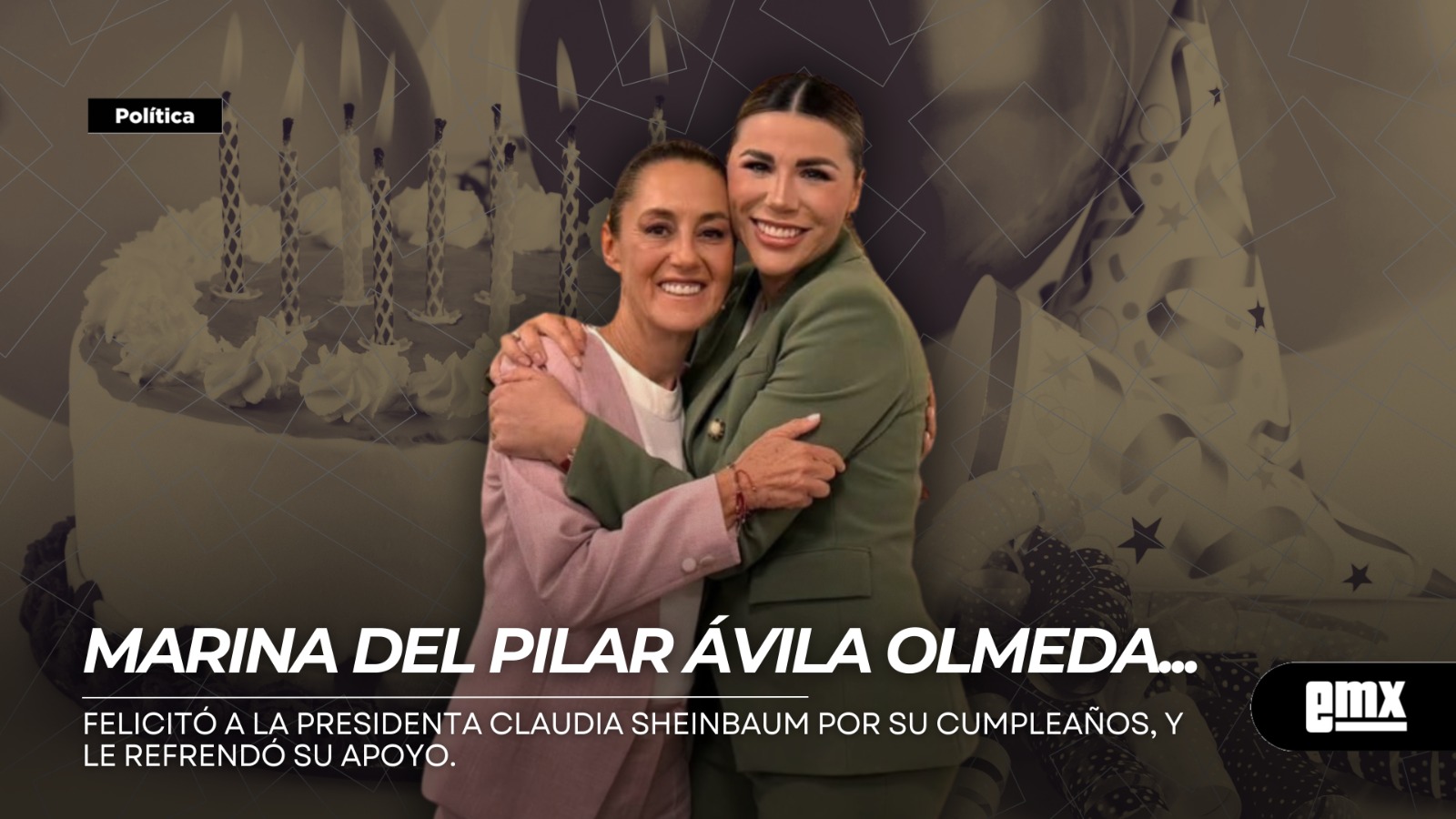 EMX-MARINA-DEL-PILAR-AVILA-OLMEDA…felicitó-a-la-Presidenta-Claudia-Sheinbaum-por-su-cumpleaños,-y-le-refrendó-su-apoyo