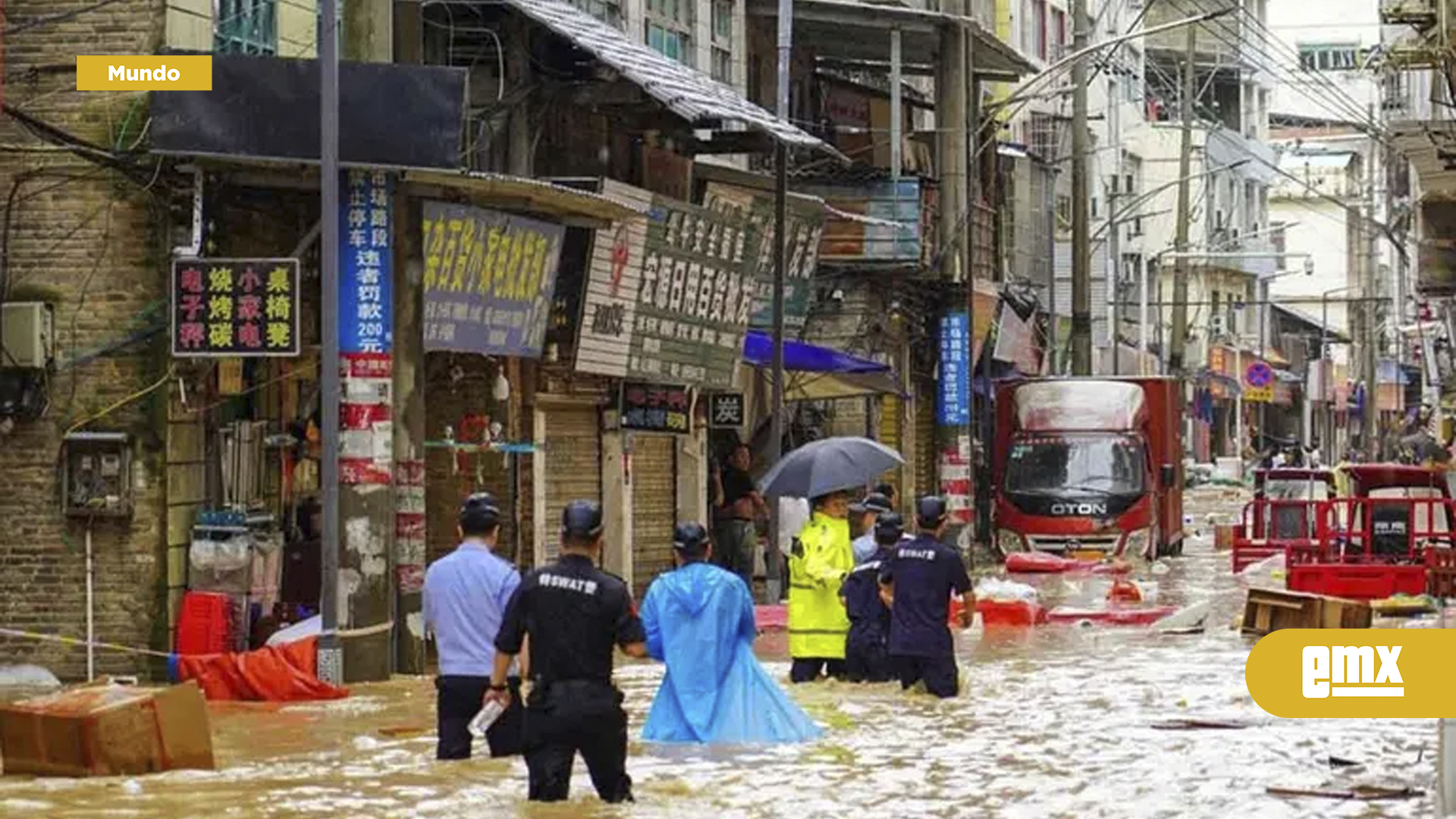EMX-Más de 80 mil evacuados por inundaciones en el suroeste de China