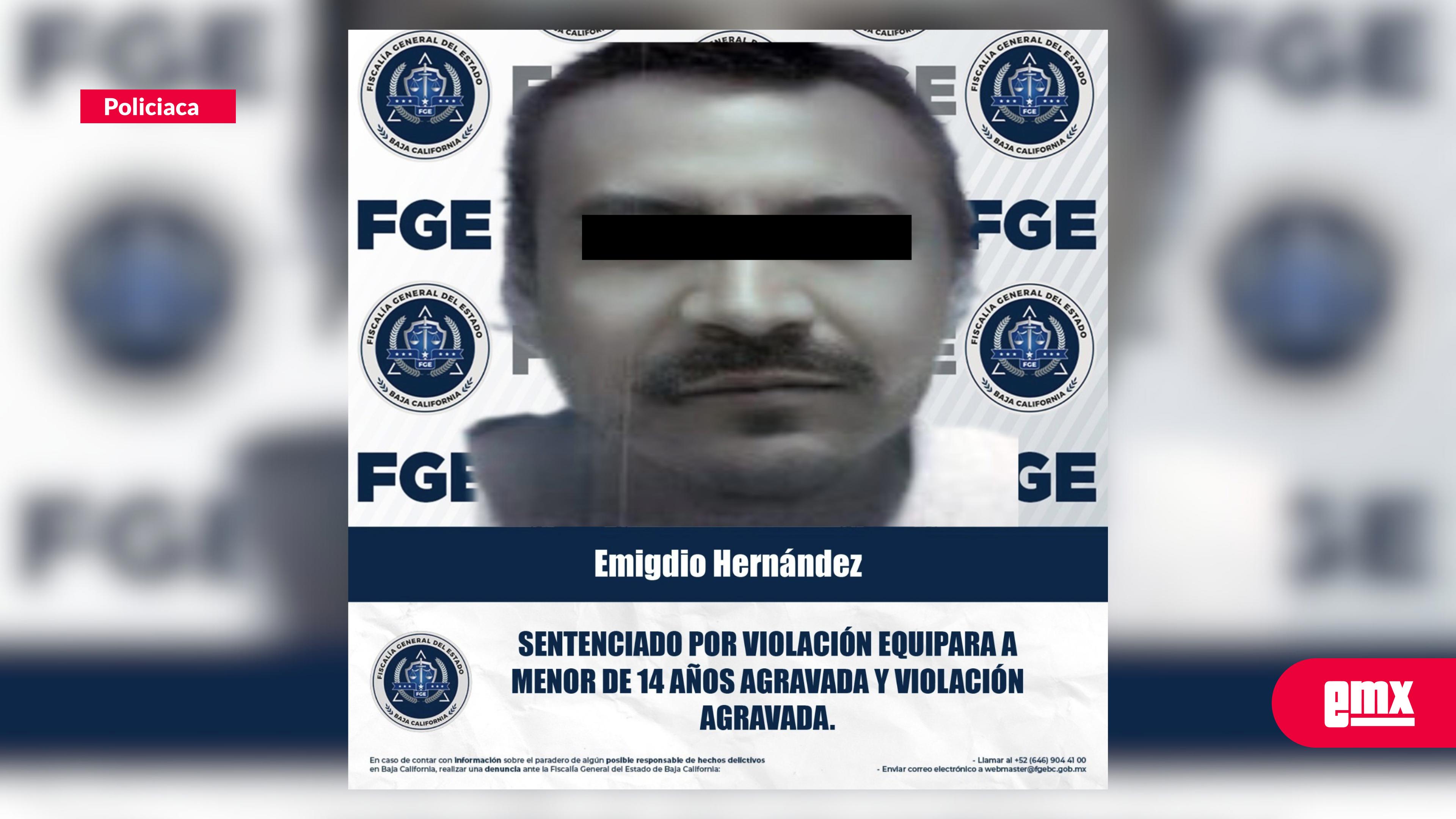 EMX-Sentencian a hombre a 16 años de prisión por violación