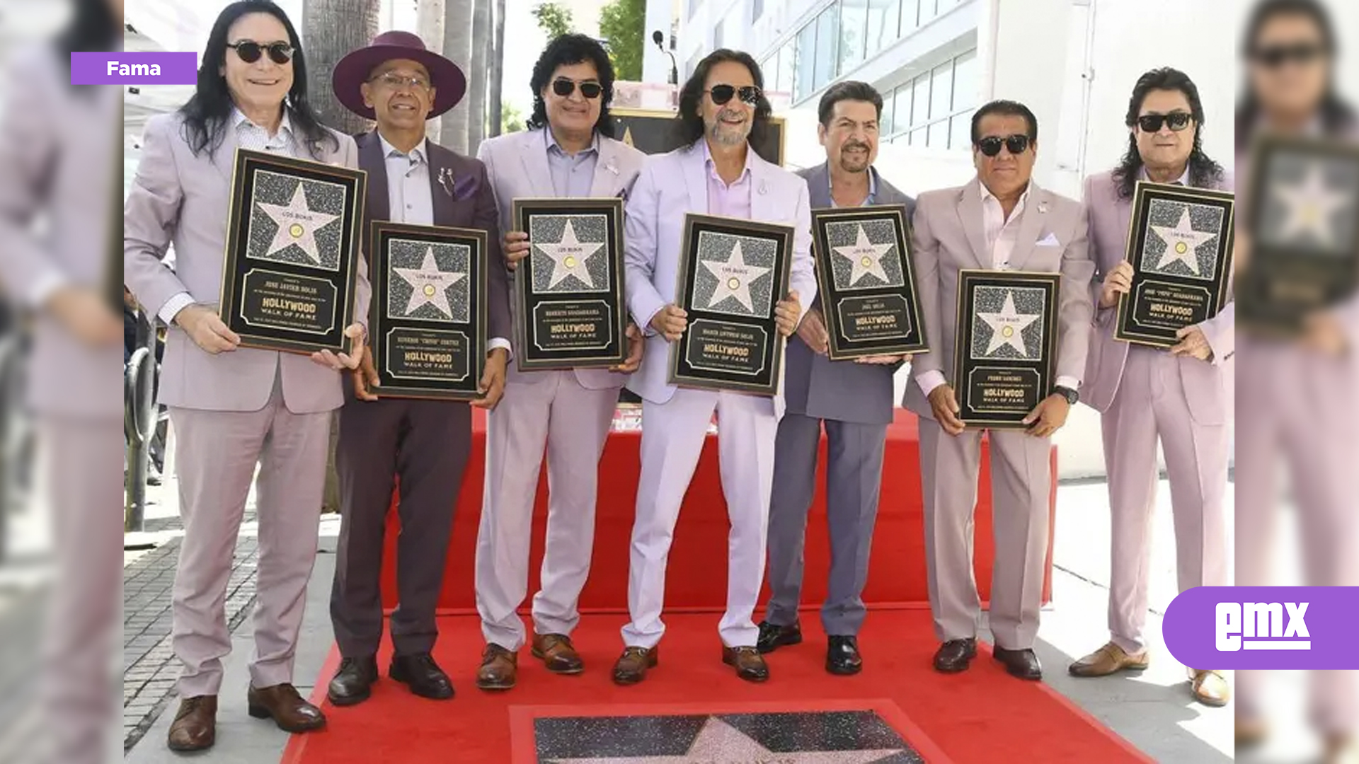EMX-Los Bukis reciben estrella en el paseo de la Fama de Hollywood