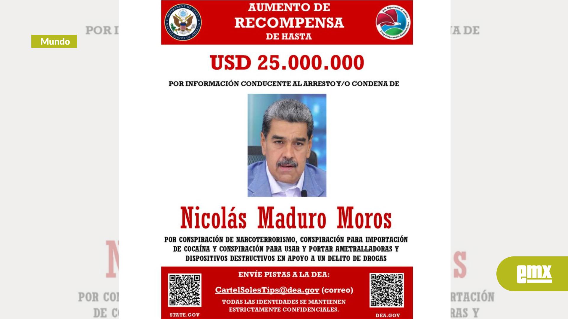EMX-EE.UU.-designa-al-Cártel-de-los-Soles-como-organización-terrorista-y-ofrece-$25-millones-por-Nicolás-Maduro