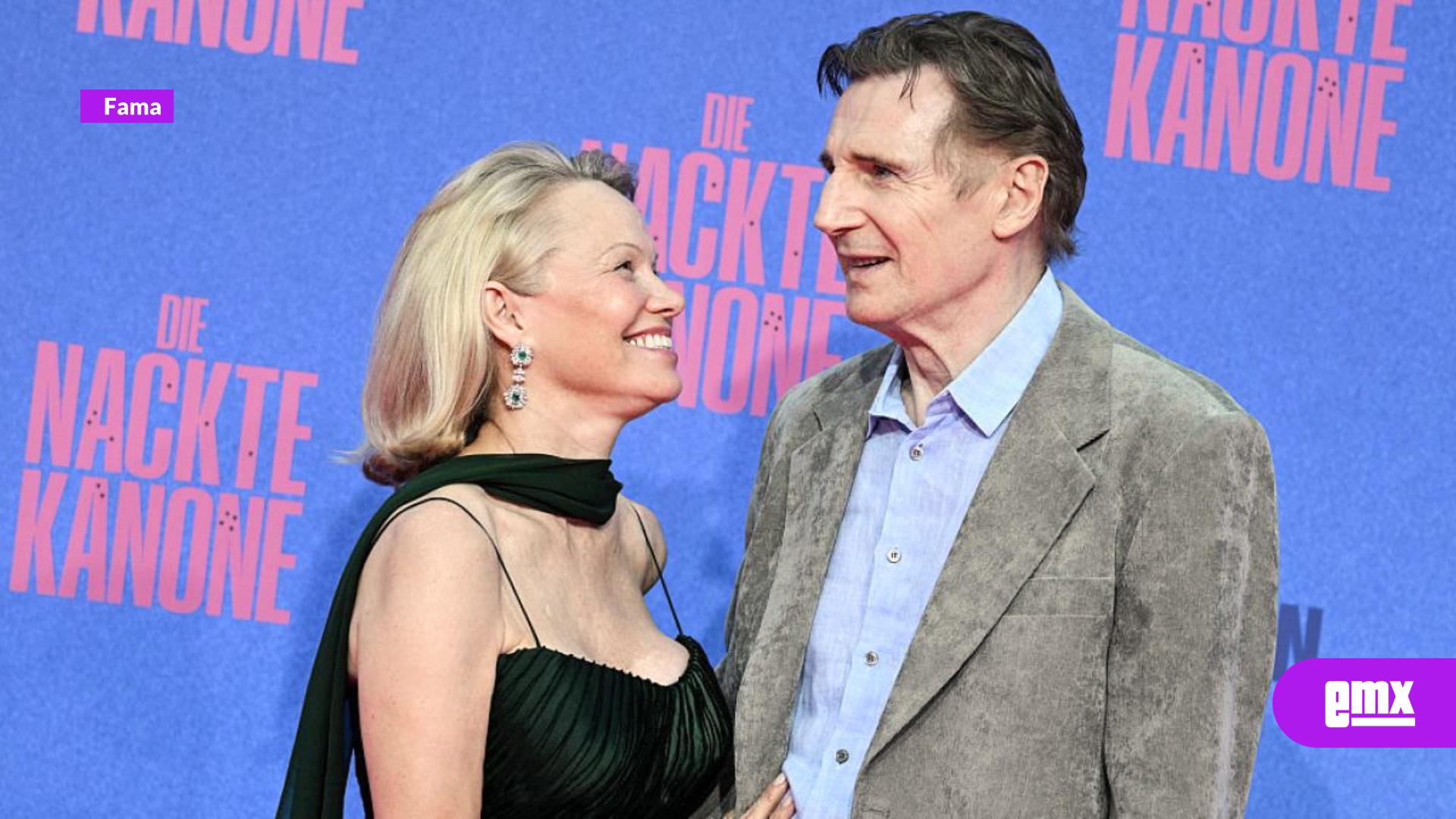 EMX-Pamela-Anderson-y-Liam-Neeson,-la-pareja-sorpresa-del-verano:-confirman-su-cercanía-tras-el-rodaje-de-“Agárralo-como-puedas”