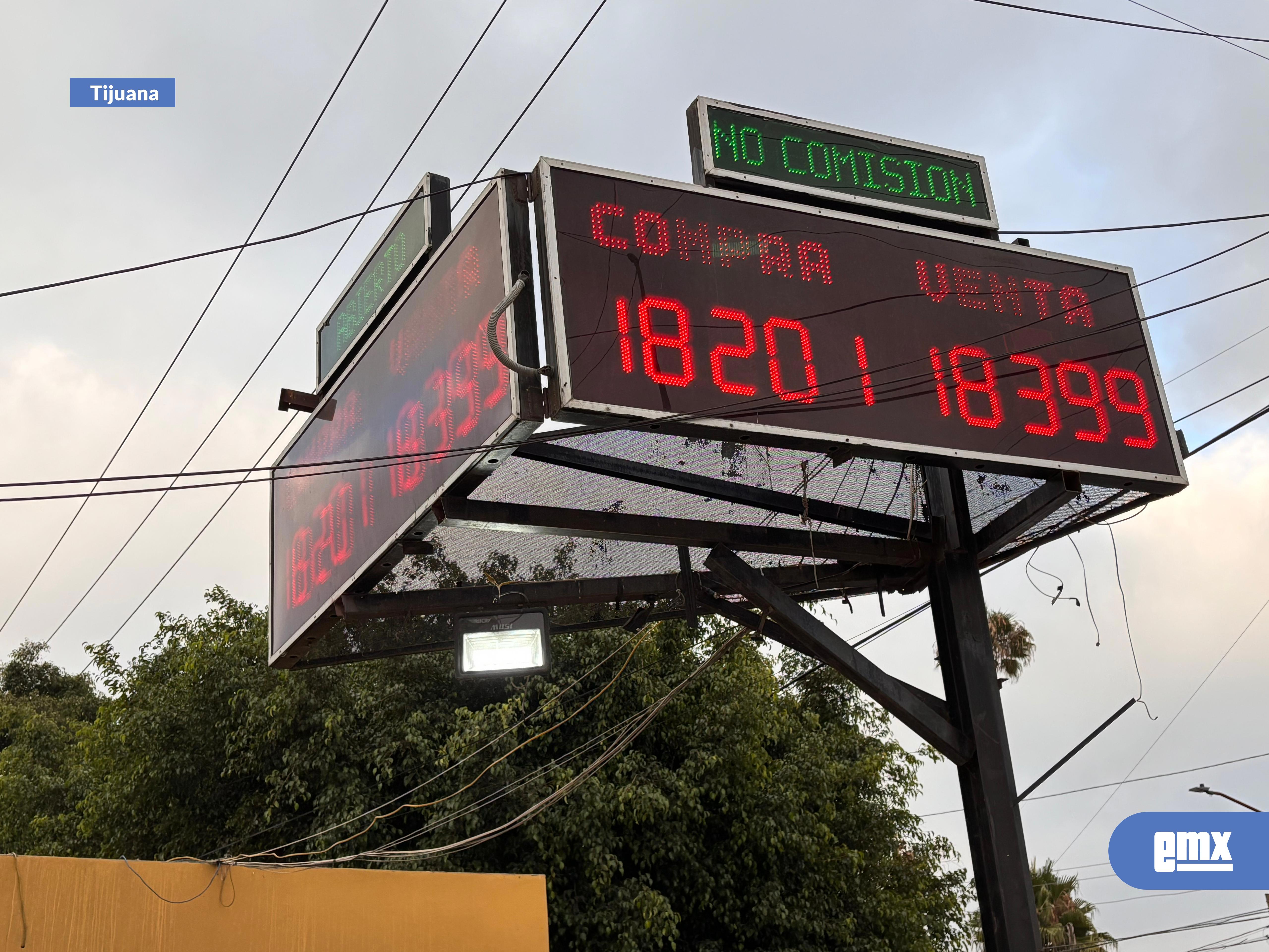 EMX-Tipo de cambio en Tijuana