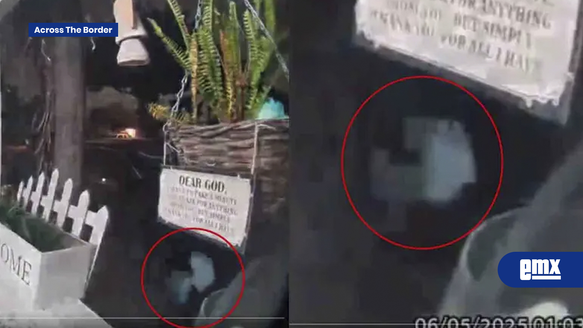EMX-‘Mamá, es un extraterrestre’ Mujer capta inquietante figura alienígena en su jardín