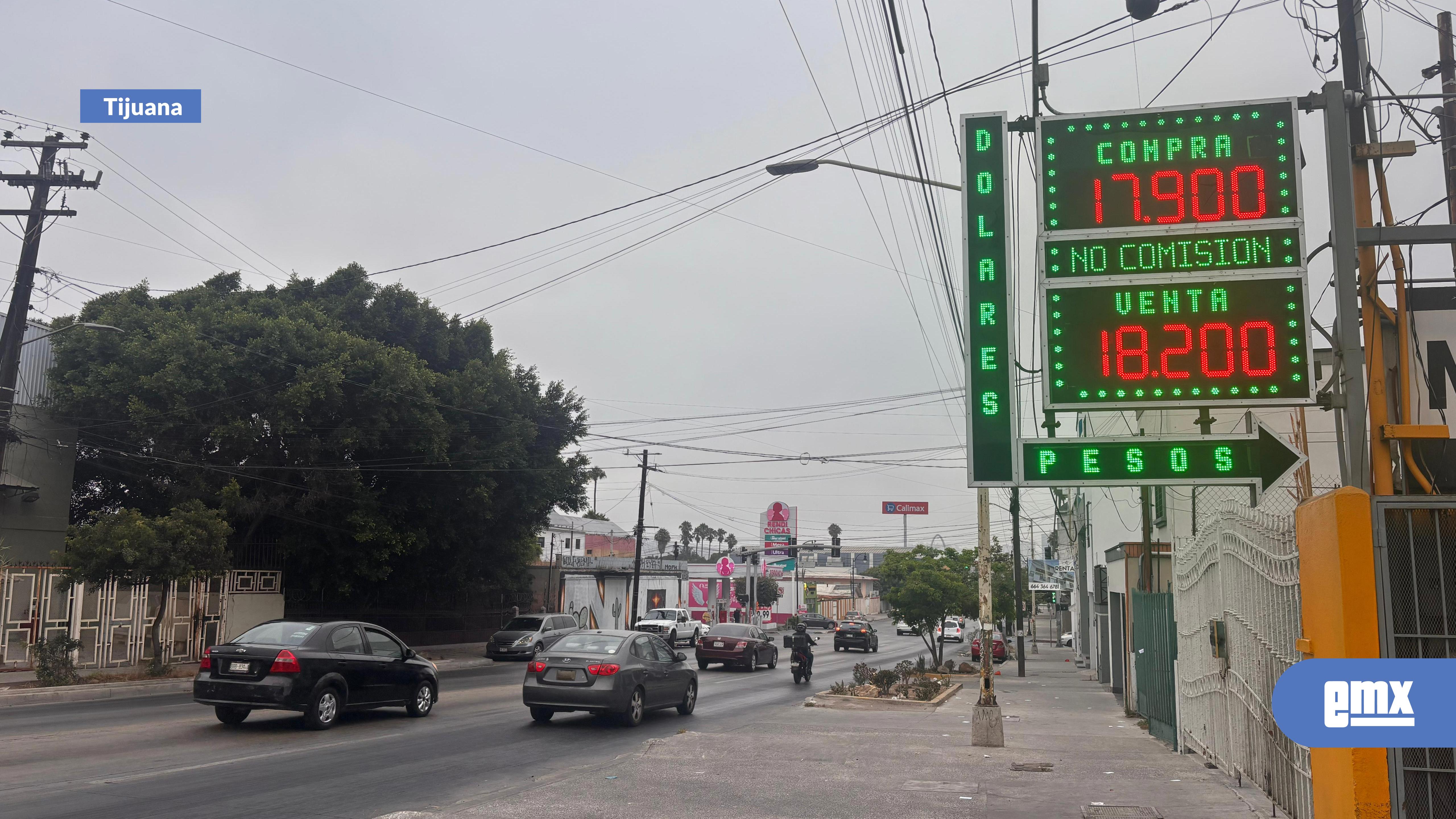 EMX-Tipo de cambio en Tijuana