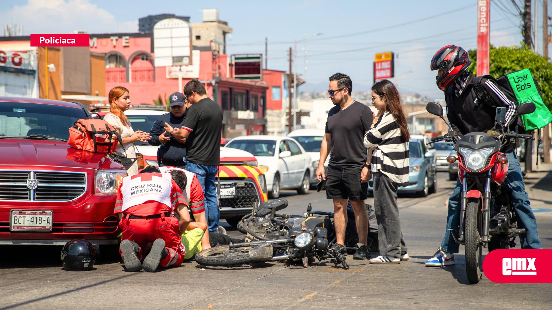 EMX-Atropellan a motociclista en la Zona Centro