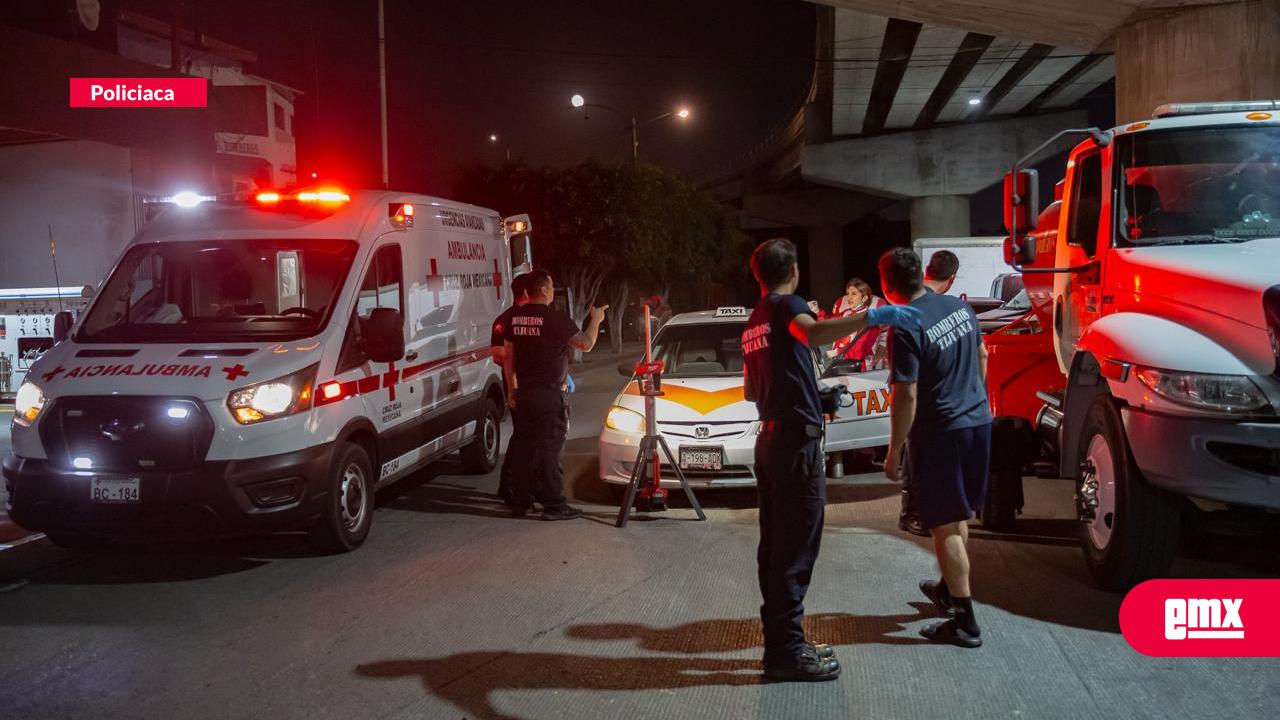 EMX-Taxista pide ayuda en estación de bomberos por síntomas de infarto