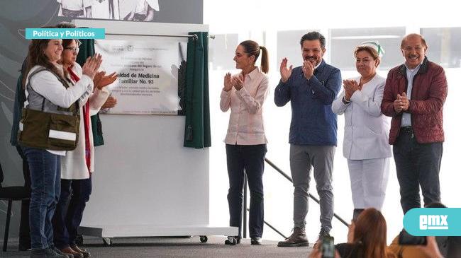 EMX-CLAUDIA SHEINBAUM...Inauguró en Ecatepec la Unidad Médica Familiar Nº 93 “Cerro Gordo”, que beneficiará a 350 mil derechohabientes