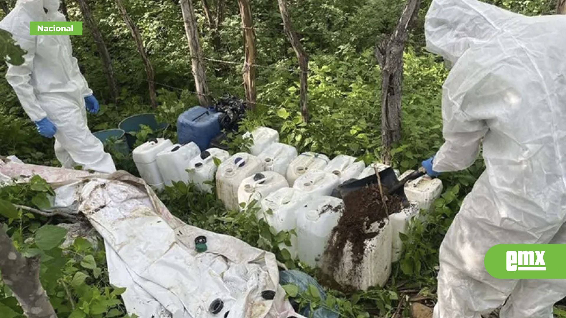 EMX-Ejército destruye un laboratorio clandestino en Michoacán