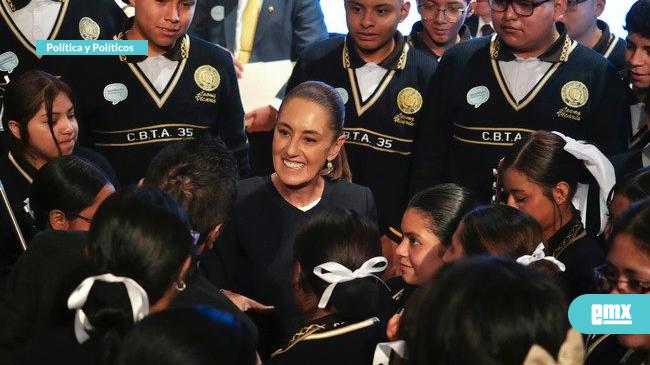 EMX-CLAUDIA SHEINBAUM PARDO… inauguró el Bachillerato Nacional de la Nueva Escuela Mexicana