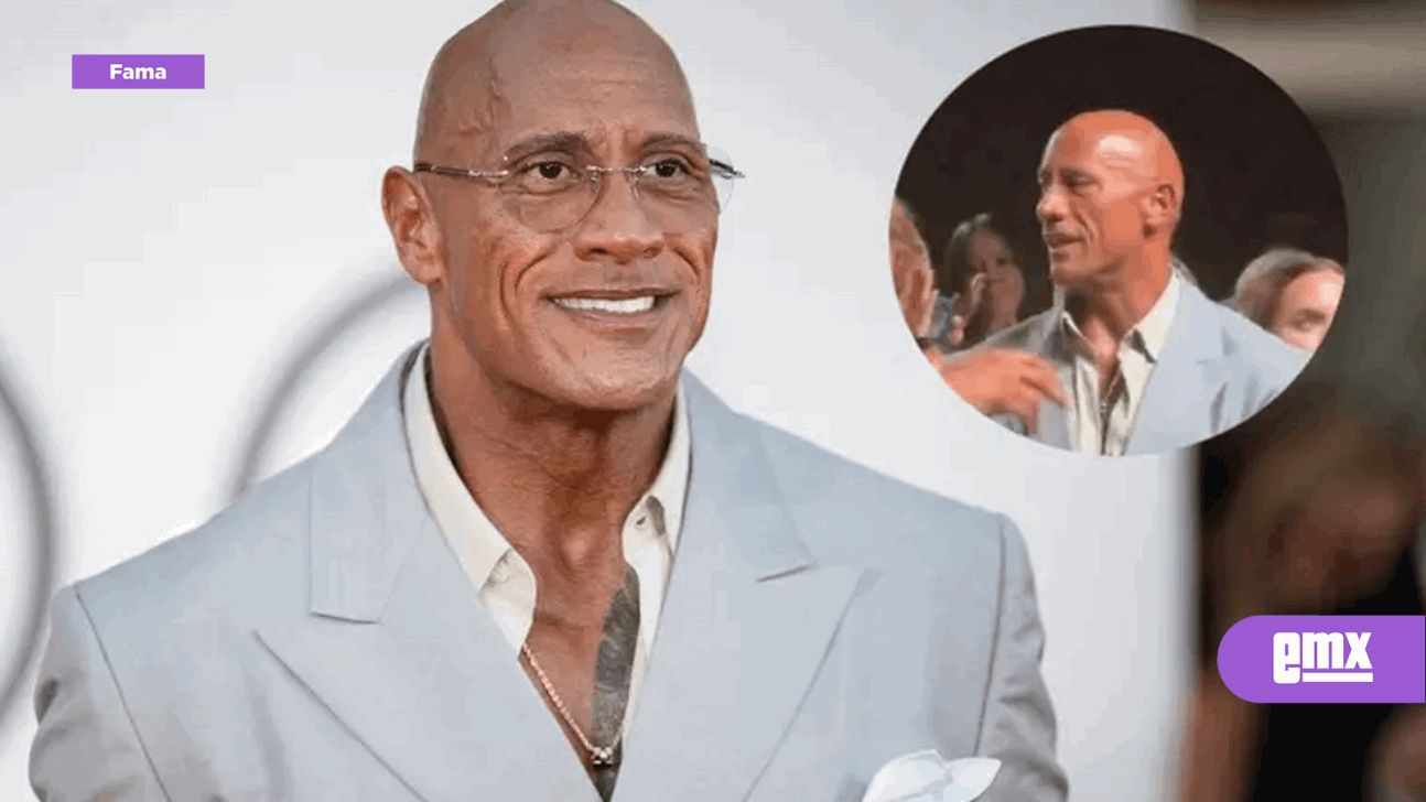 EMX-¡15 minutos de aplausos! Dwayne Johnson, 'La Roca', llora al ser ovacionado en Venecia