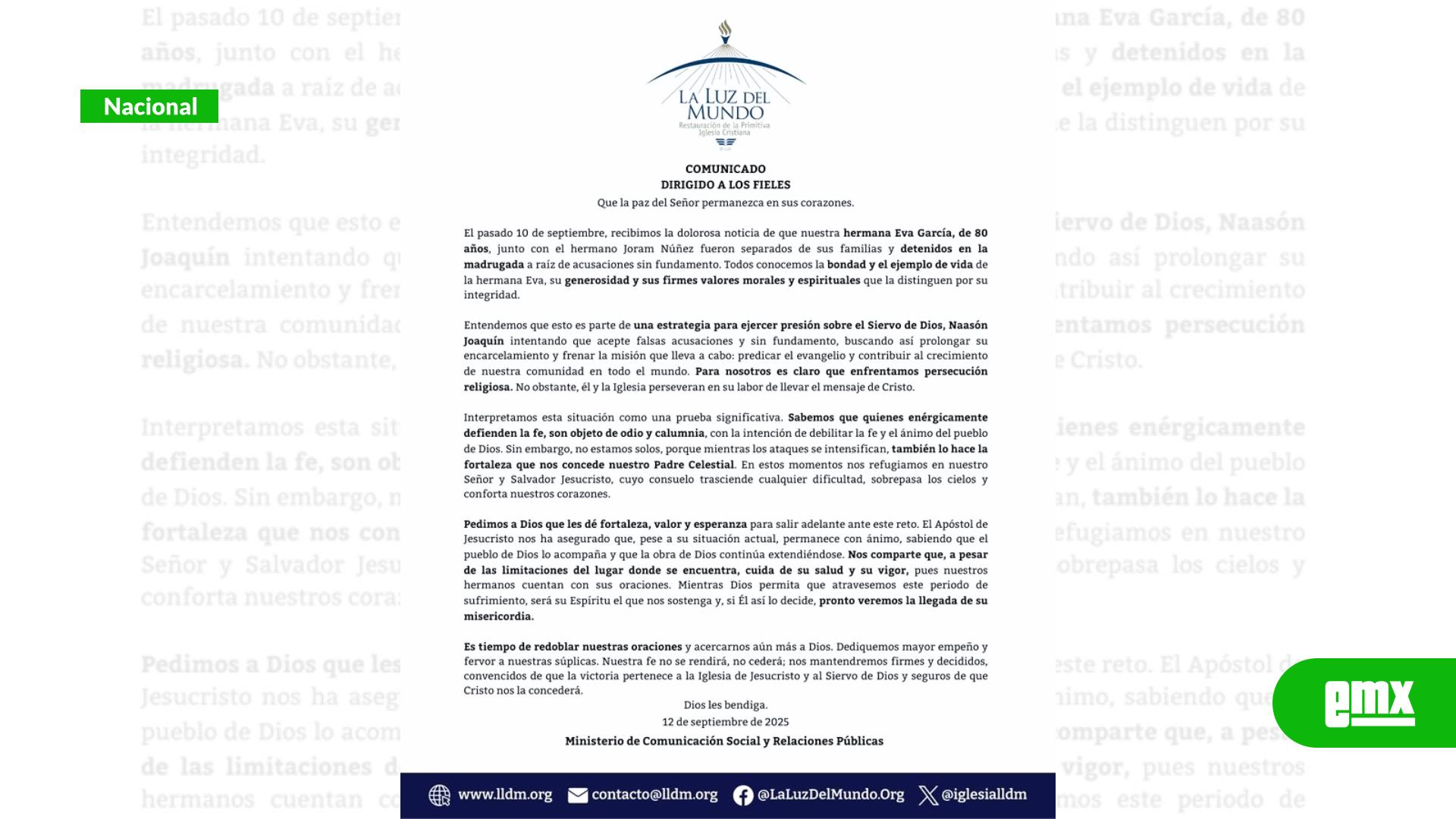 EMX-La-Luz-del-Mundo-denuncia-detenciones-y-llama-a-sus-fieles-a-mantener-la-fe