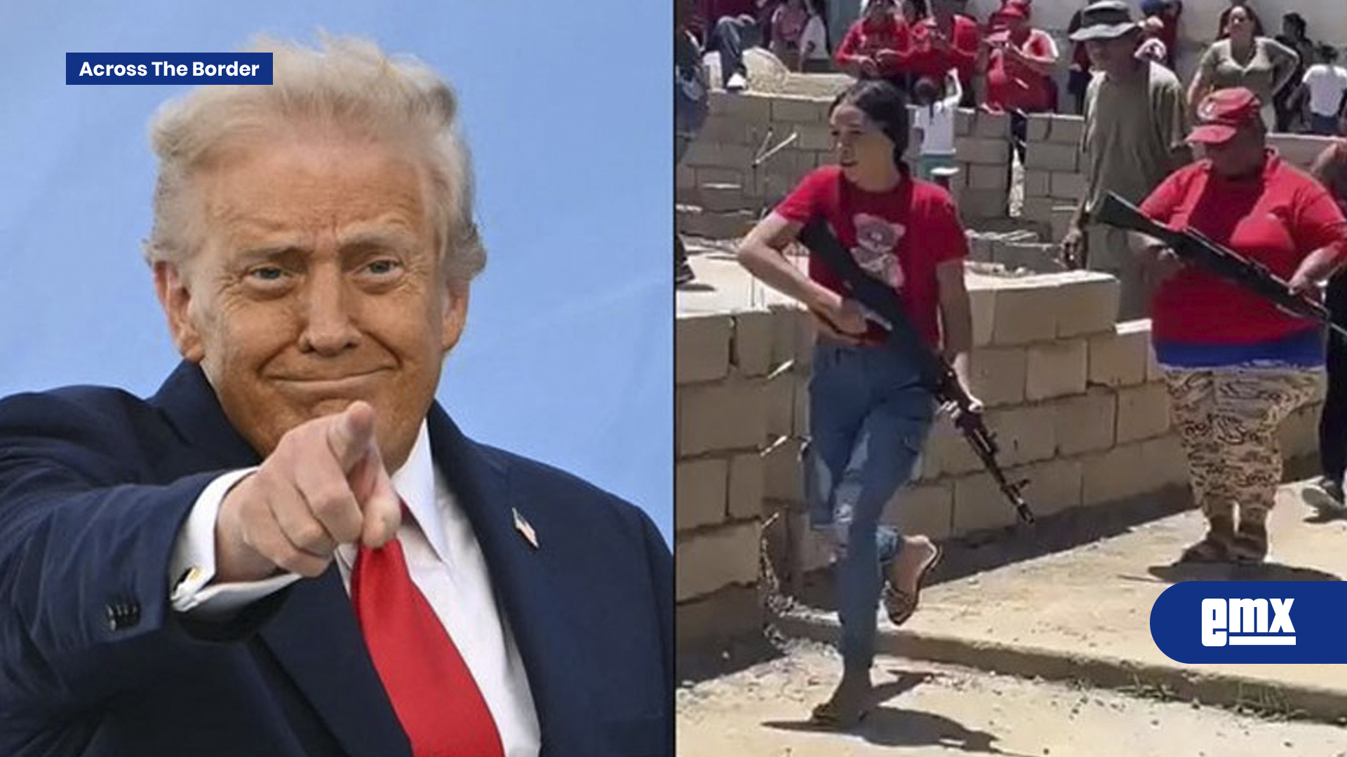 EMX-Donald Trump se burla del entrenamiento de las milicias de Venezuela