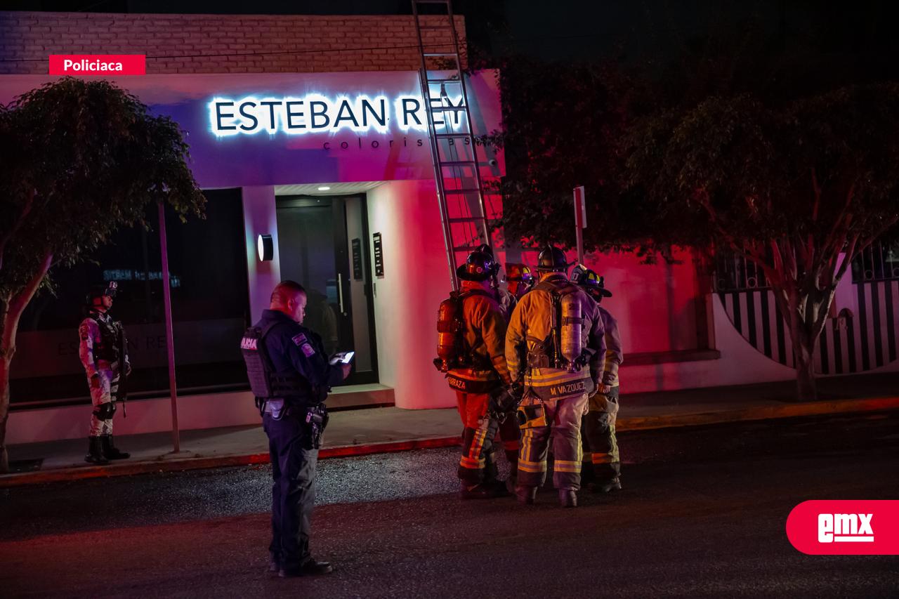 EMX-Conato de incendio en la colonia Cacho; comercio resulta sin daños