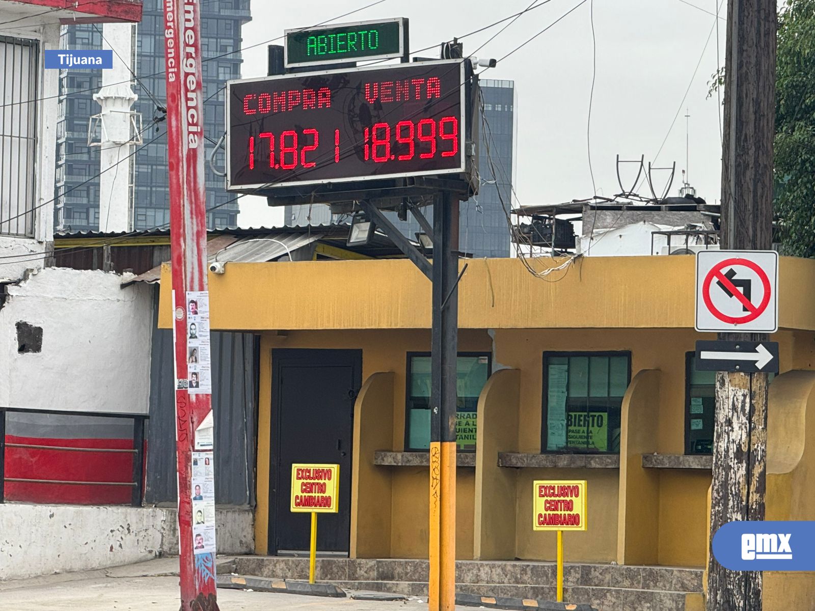 EMX-Tipo de cambio en Tijuana