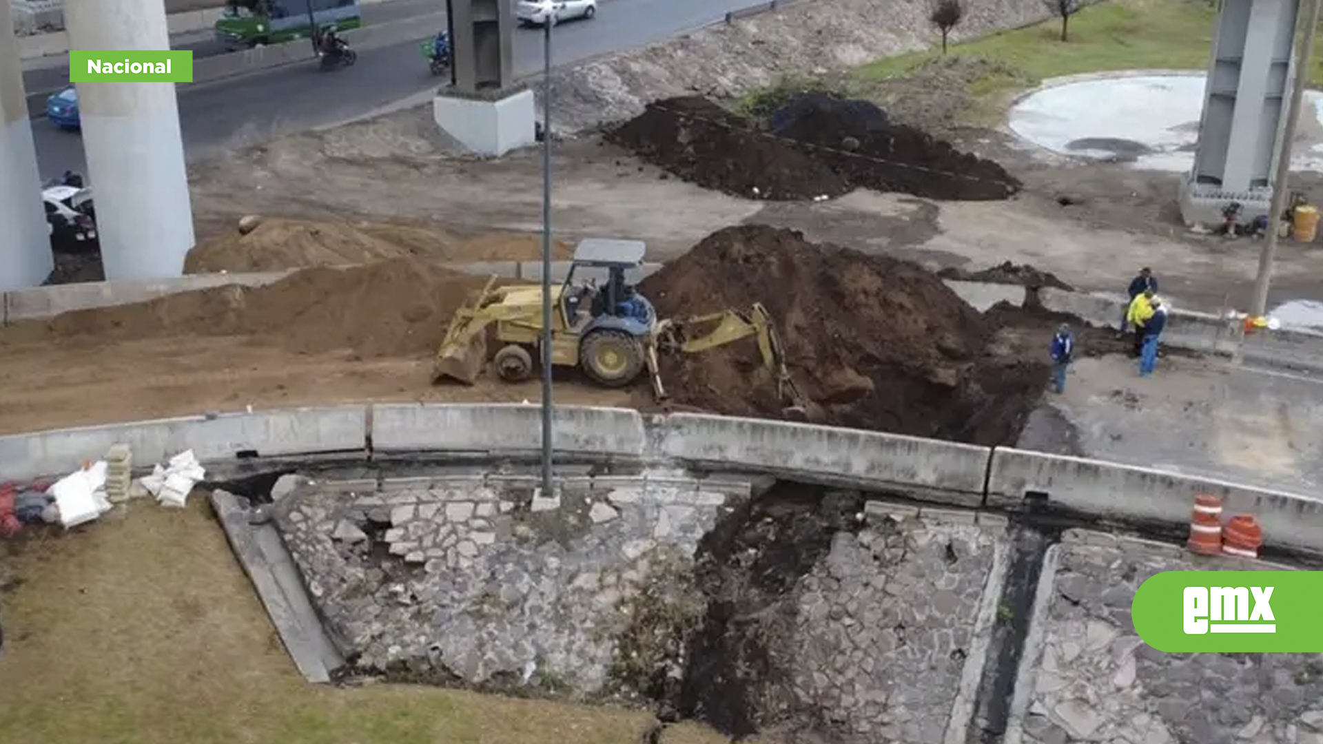 EMX-A toda prisa, reparan grieta en Puente de la Concordia donde fue el ‘pipazo’