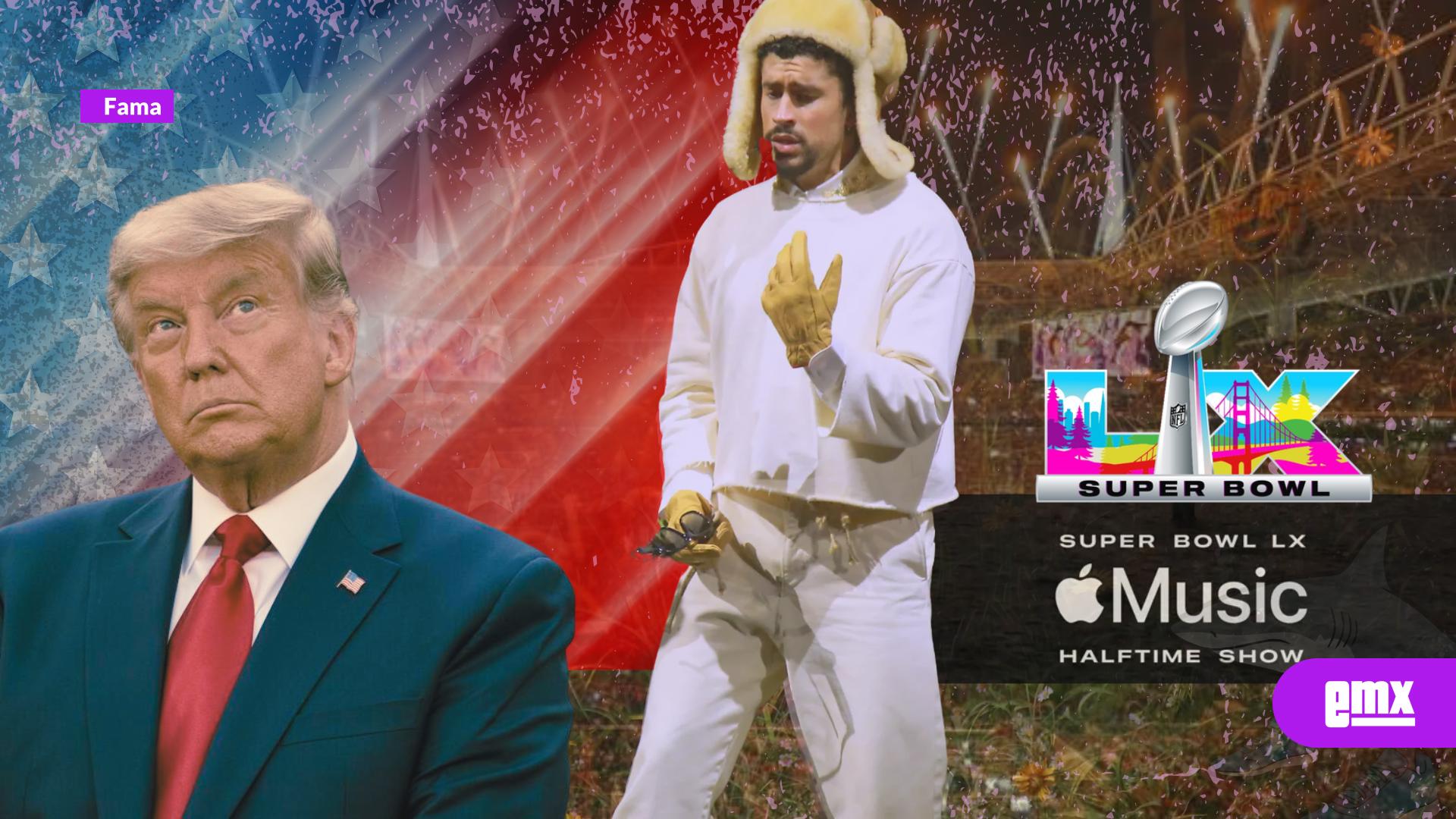 EMX-Donald-Trump-critica-a-la-NFL-por-elegir-a-Bad-Bunny-para-el-espectáculo-de-medio-tiempo-del-Super-Bowl