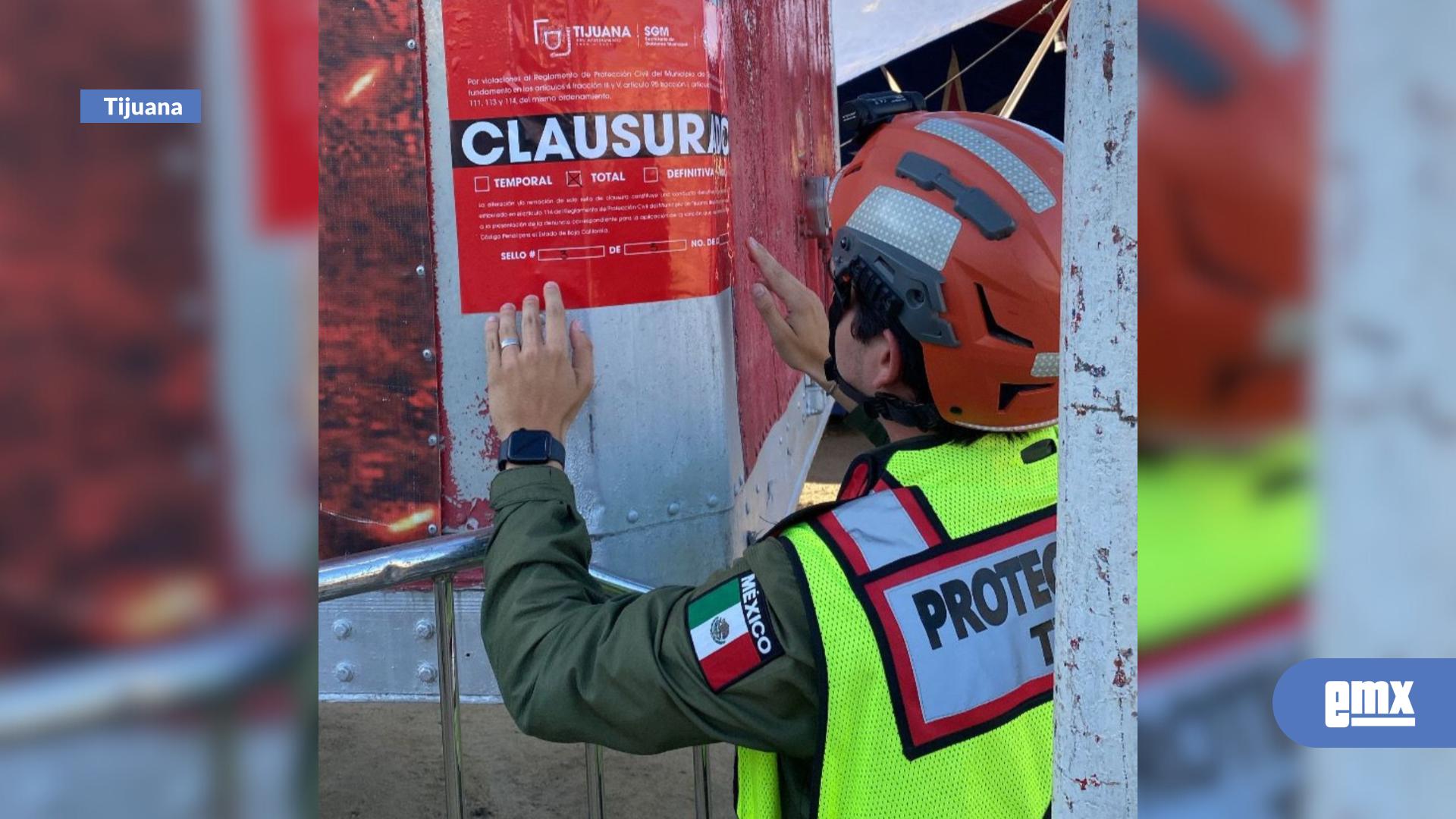 EMX-Clausura Gobierno Municipal circo en colonia Villas del Álamo 