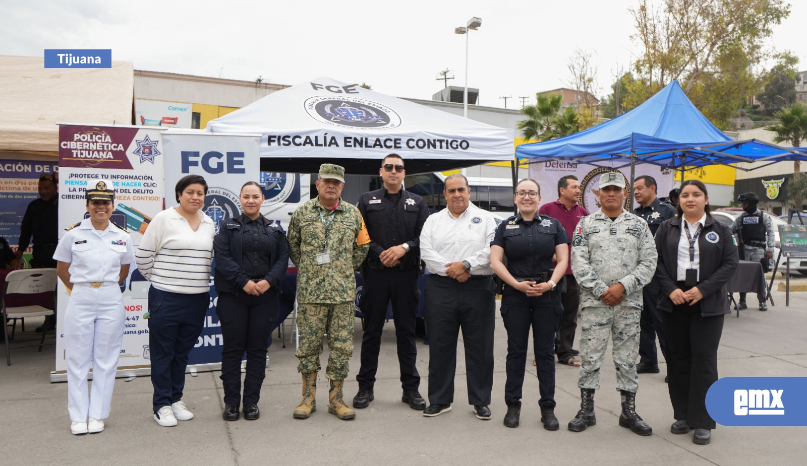 EMX-Realiza SSPCM Jornada de Seguridad en Plaza Cortez como parte de la estrategia “Comités de Seguridad Ciudadana”