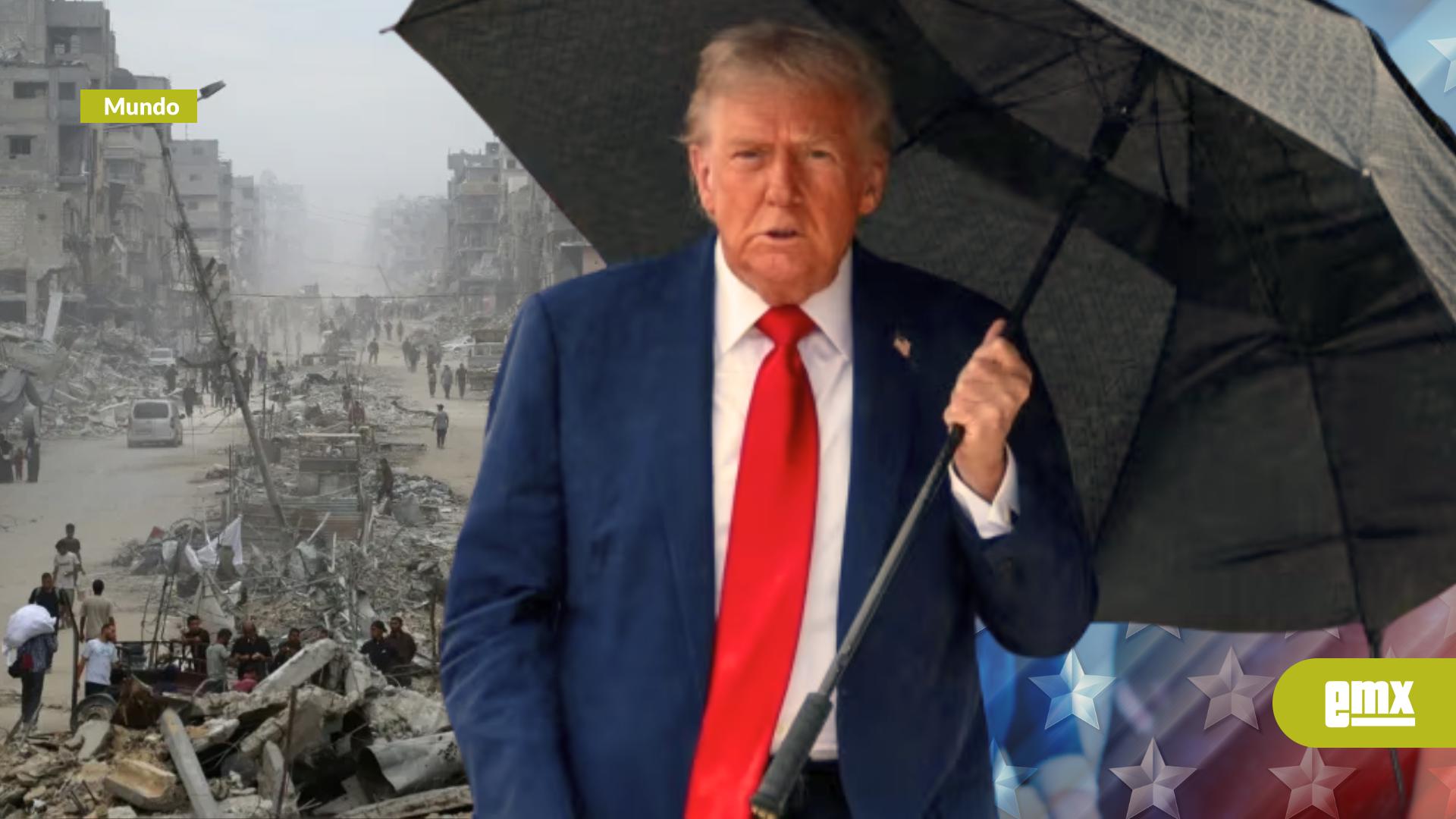 EMX-Trump declara “terminada” la guerra entre Israel y Hamas durante vuelo a Medio Oriente