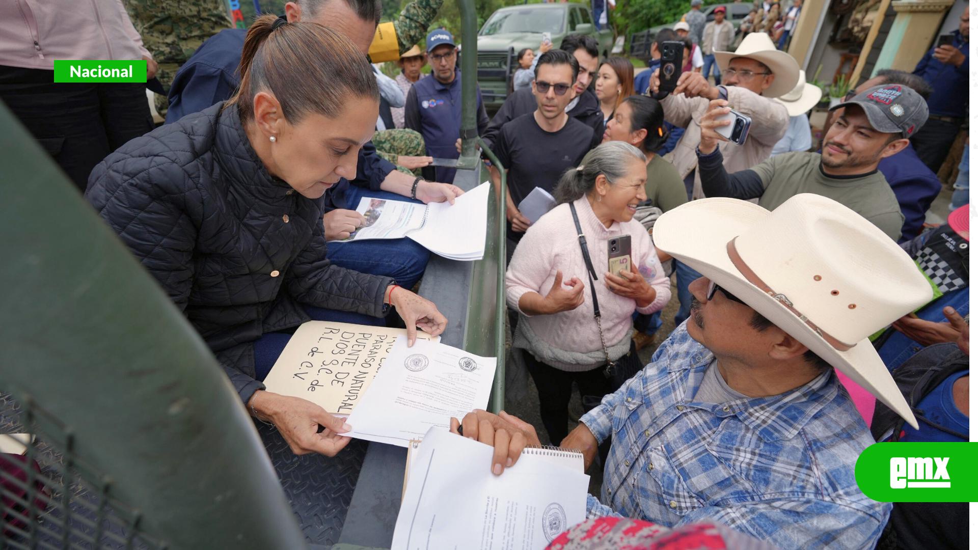 EMX-Presidenta-Claudia-Sheinbaum-supervisa-labores-y-apertura-de-caminos-de-querétaro;-inicia-censo-en-apoyo-a-la-población