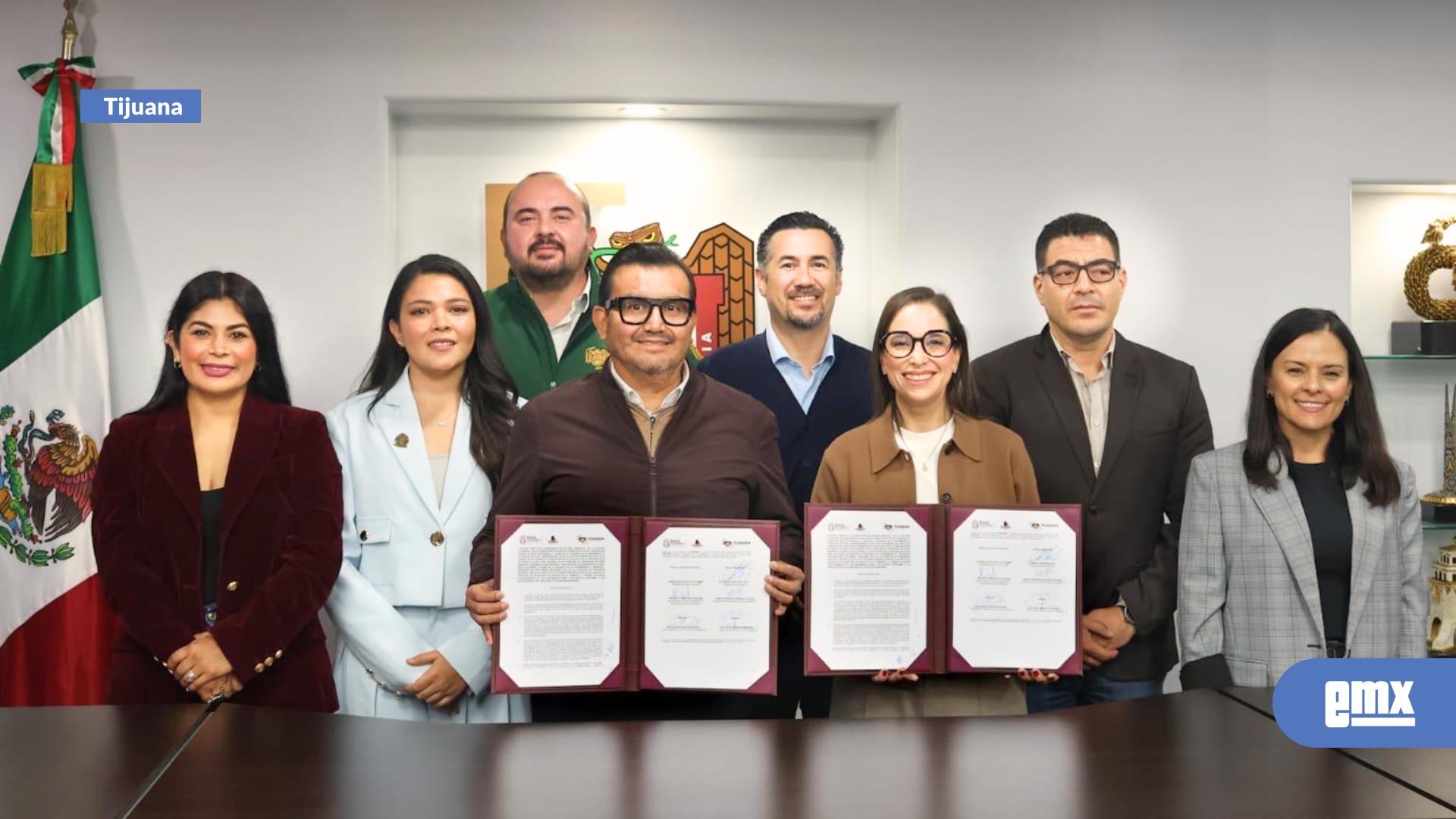 EMX-Firma-Gobierno-Municipal-de-Tijuana-convenio-de-colaboración-con-la-Secretaría-de-Medio-Ambiente-y-Desarrollo-Sustentable-del-Gobierno-del-Estado