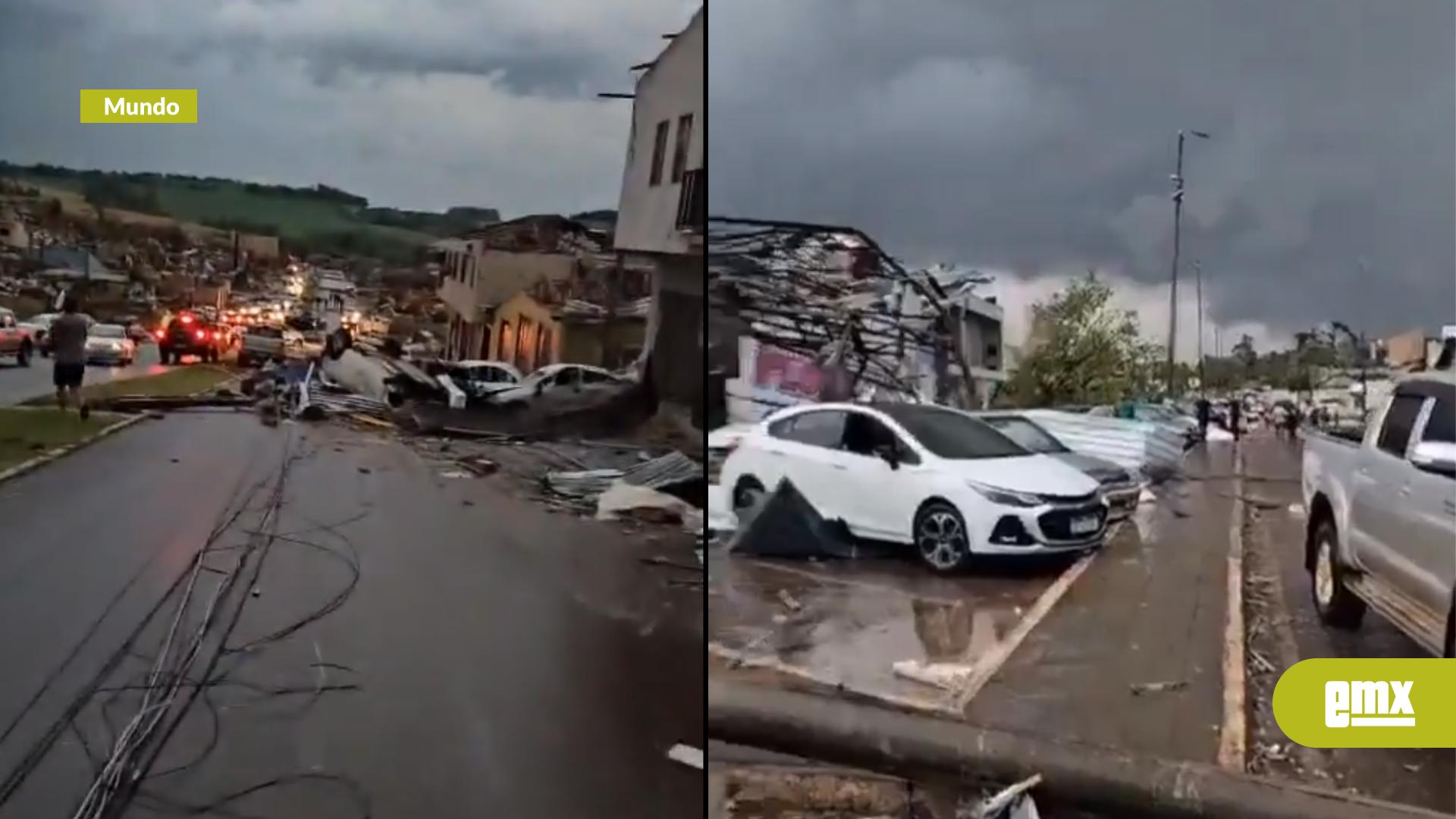 EMX-Tornado-causa-devastación-en-municipio-del-estado-de-Paraná,-Brasil