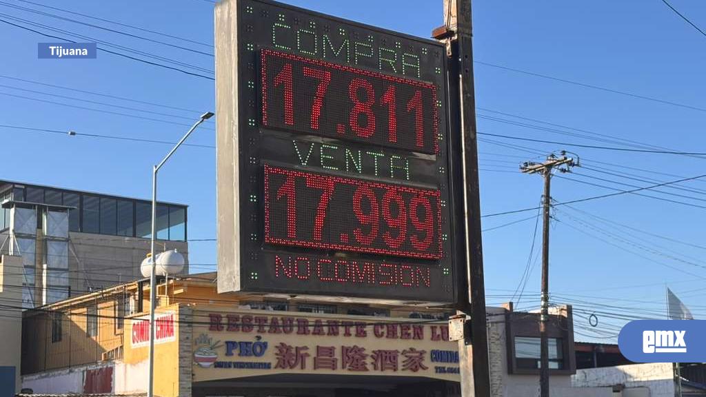 EMX-Dólar hoy en Tijuana